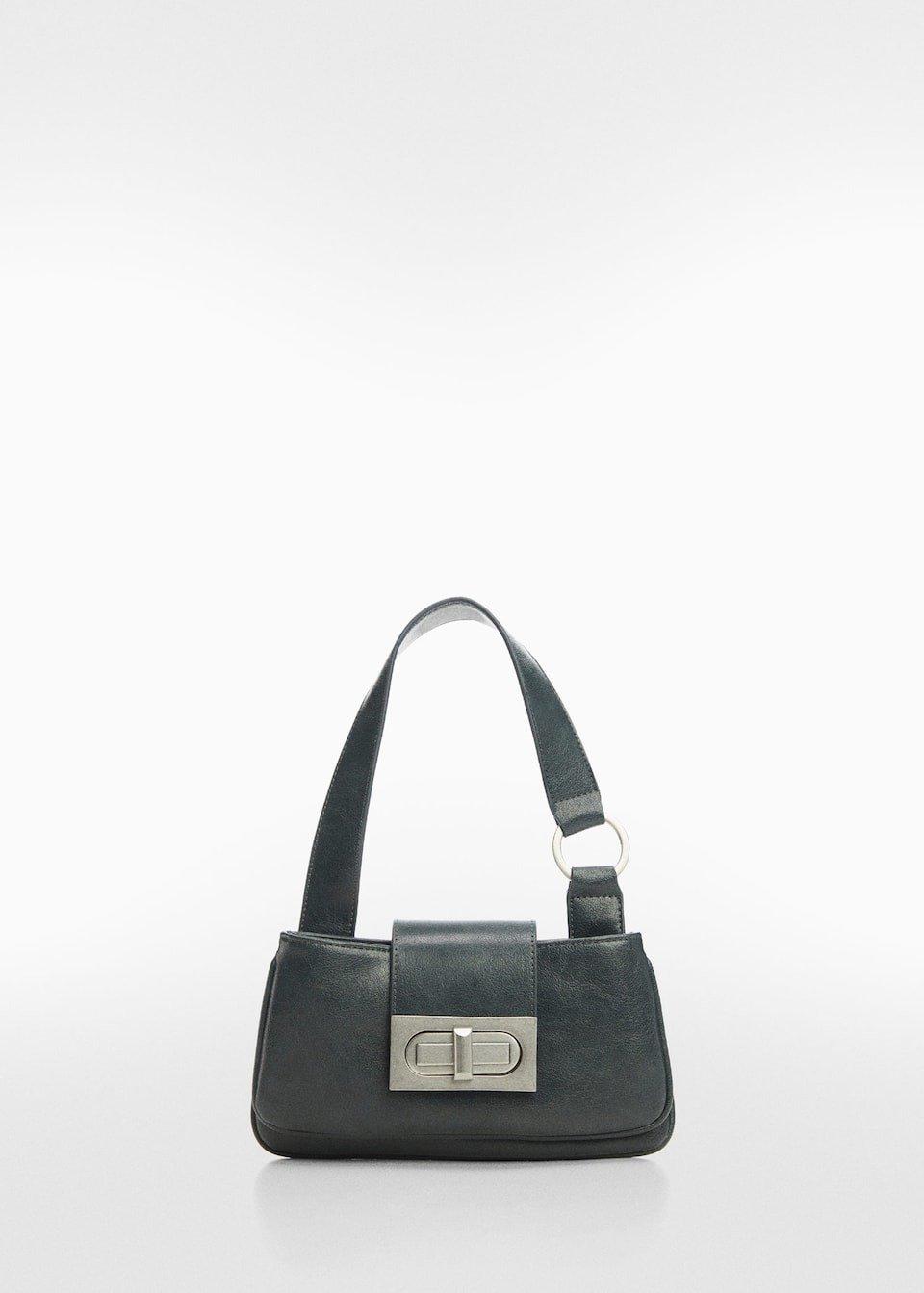 Navy Double Compartment Bag, , large image number 4