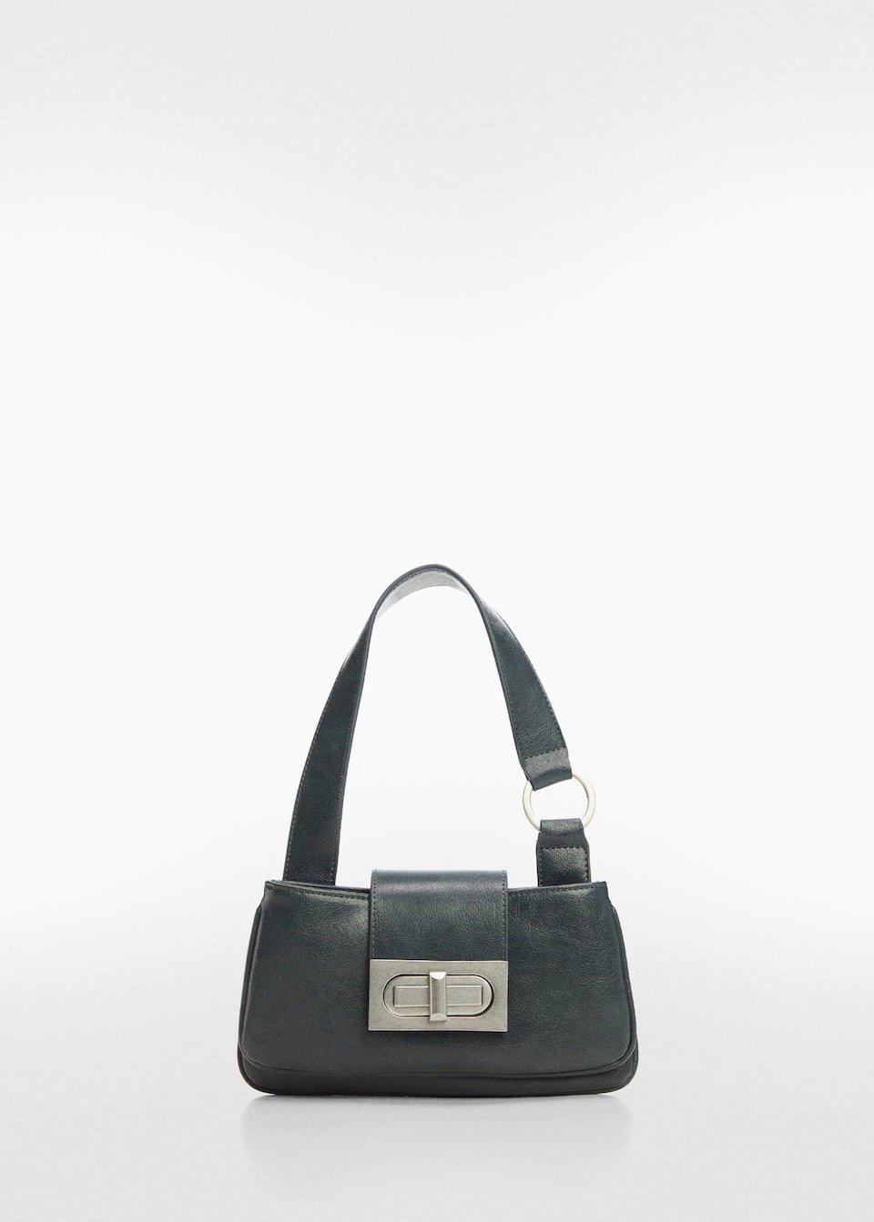 Mango - Navy Double Compartment Bag