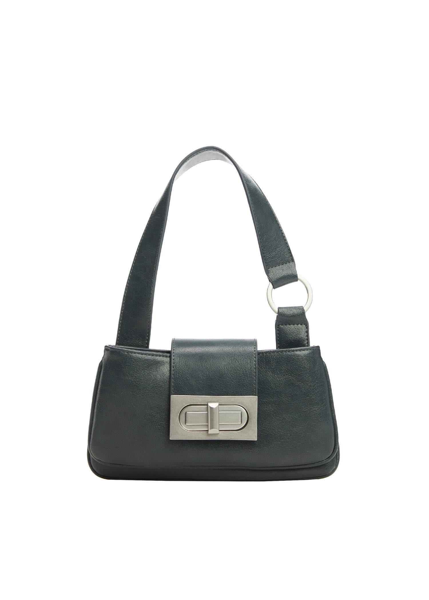 Mango - Navy Double Compartment Bag