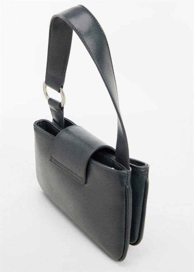 Mango - Navy Double Compartment Bag