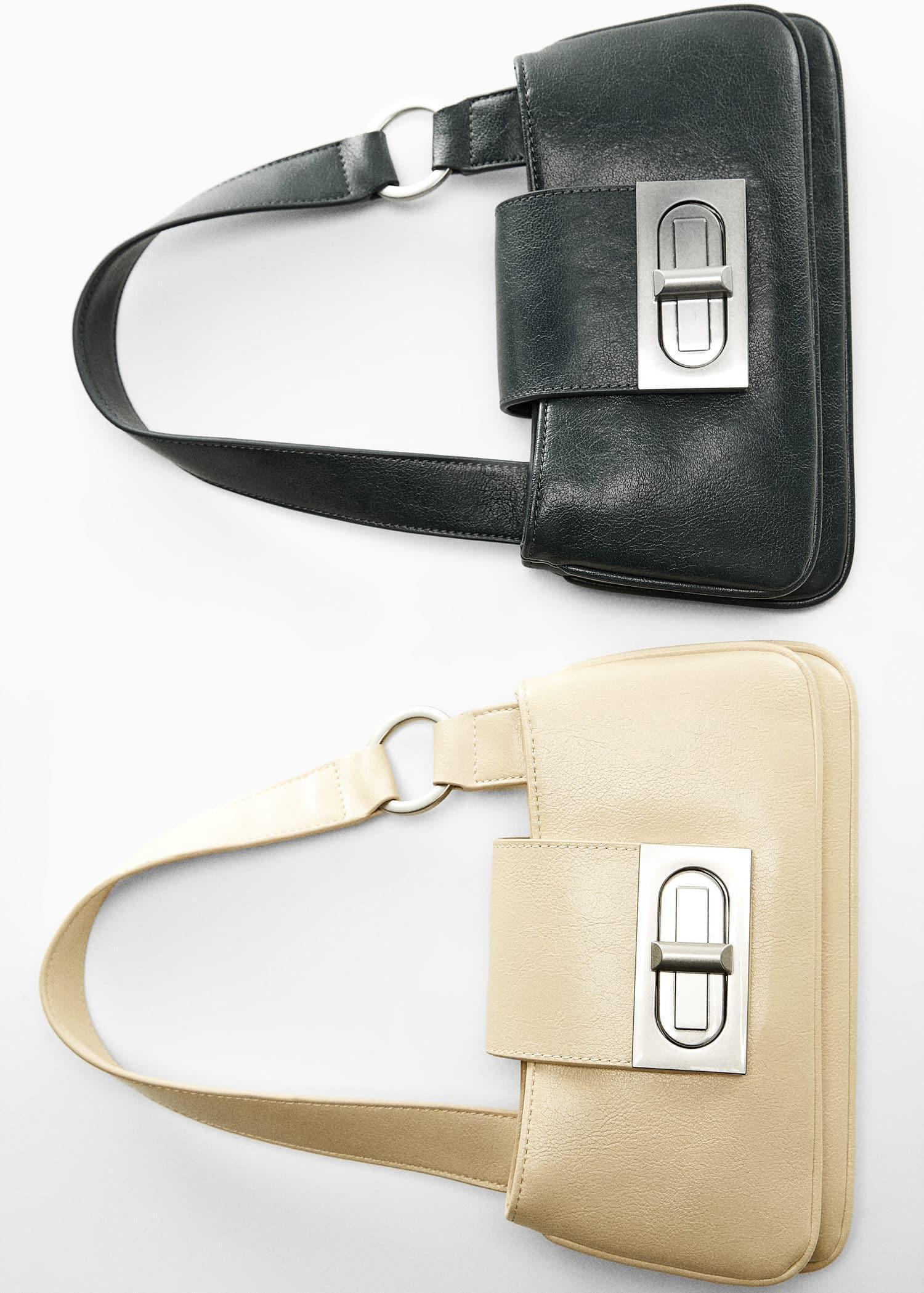 Navy Double Compartment Bag, , large image number 9