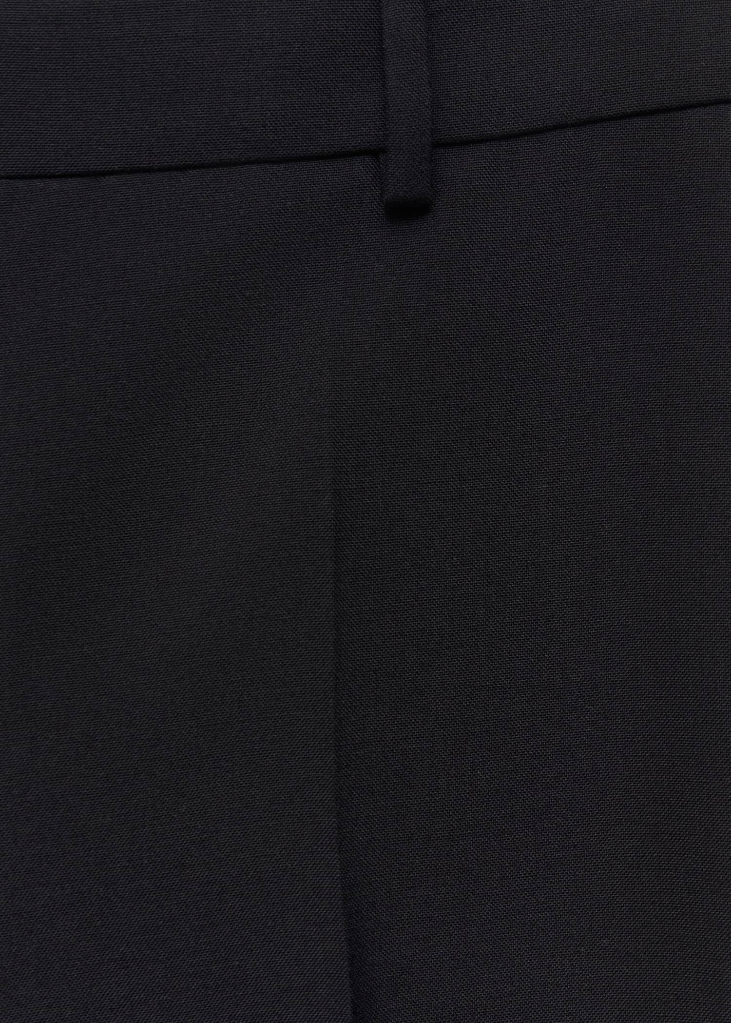 Mango - Black Wool Suit Pants