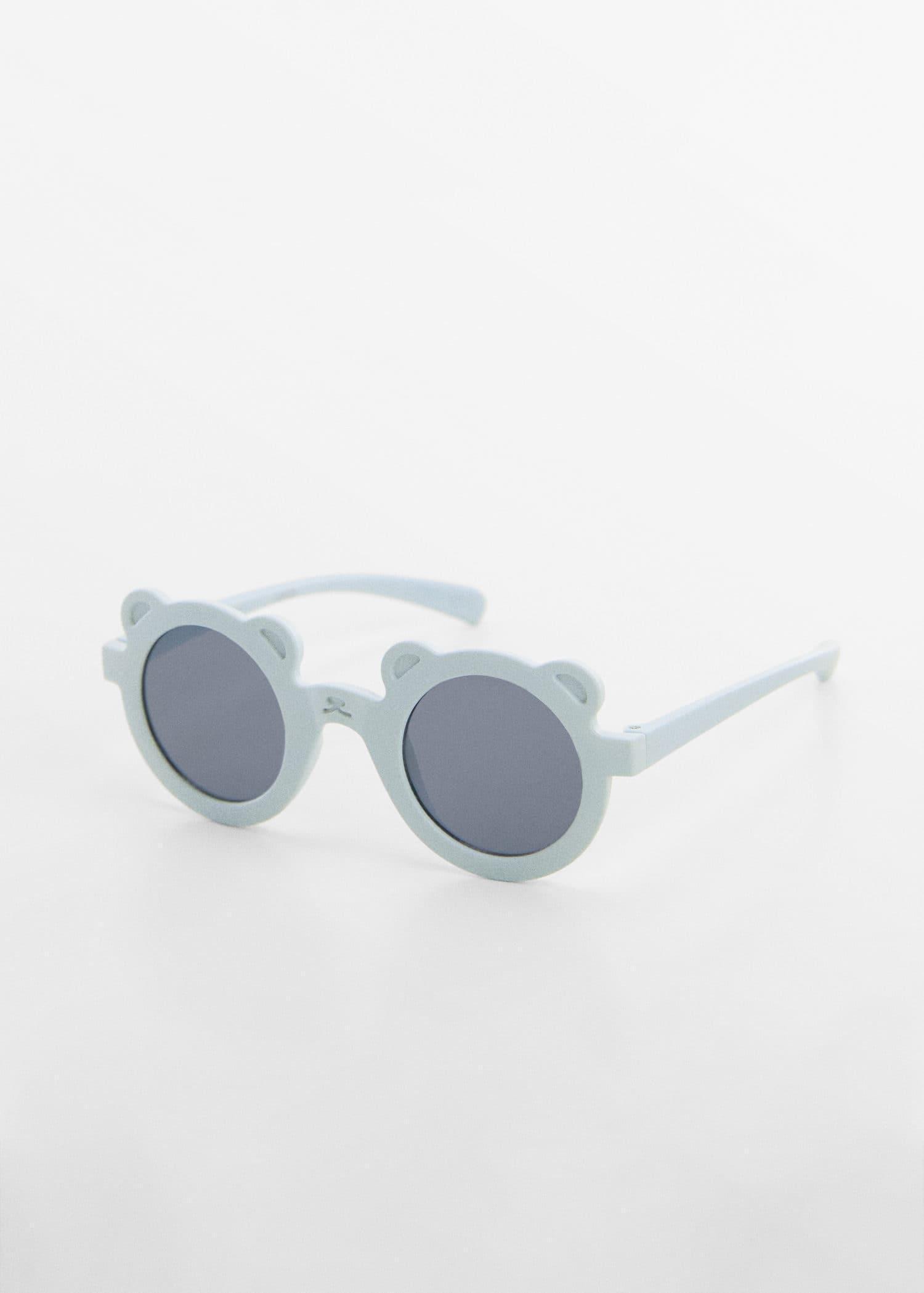 Mango - Turquoise Teddy Bear Sunglasses, Kids Boys