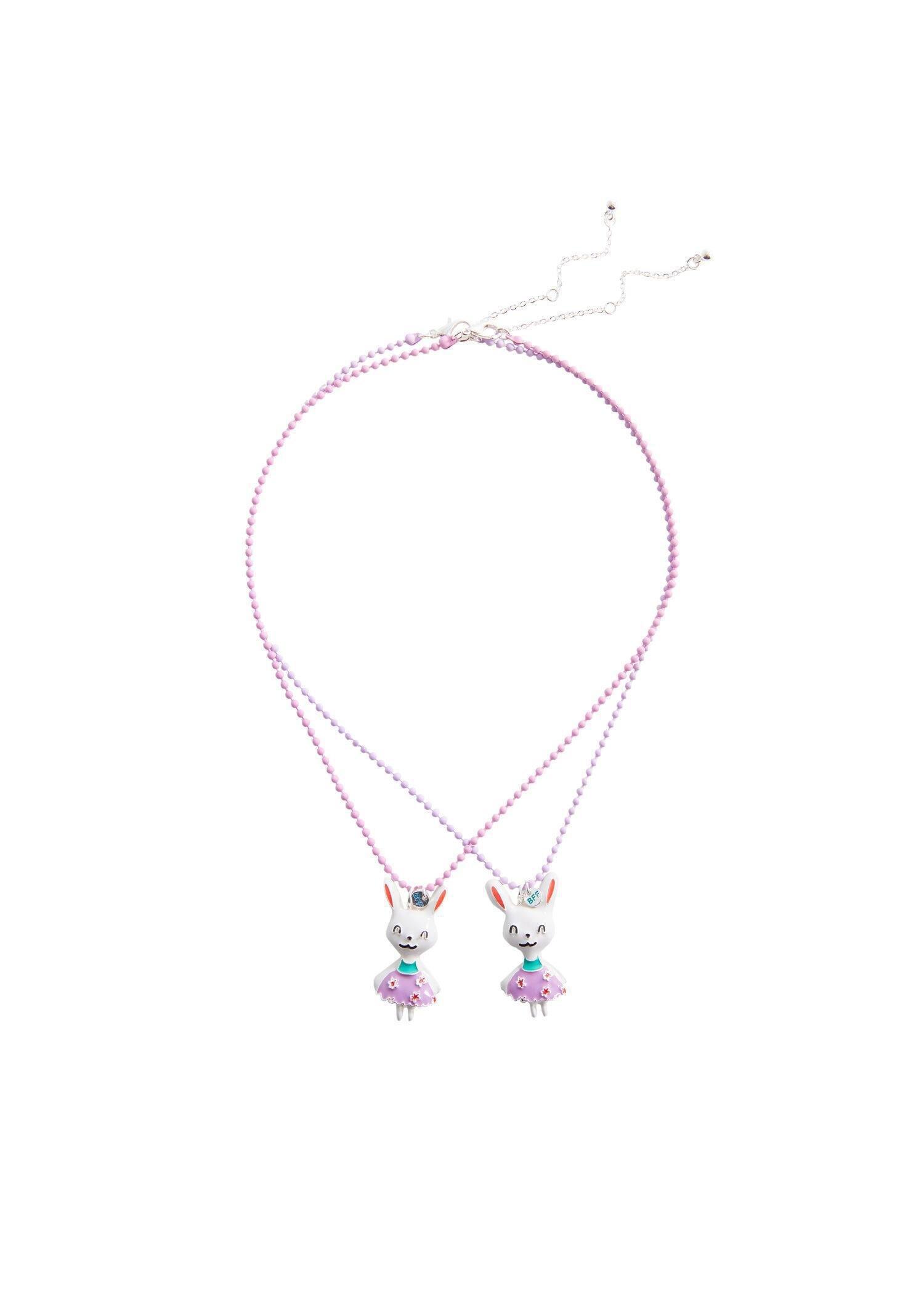 Pink Necklace, Kids Girls, Set Of 2, , large image number 3
