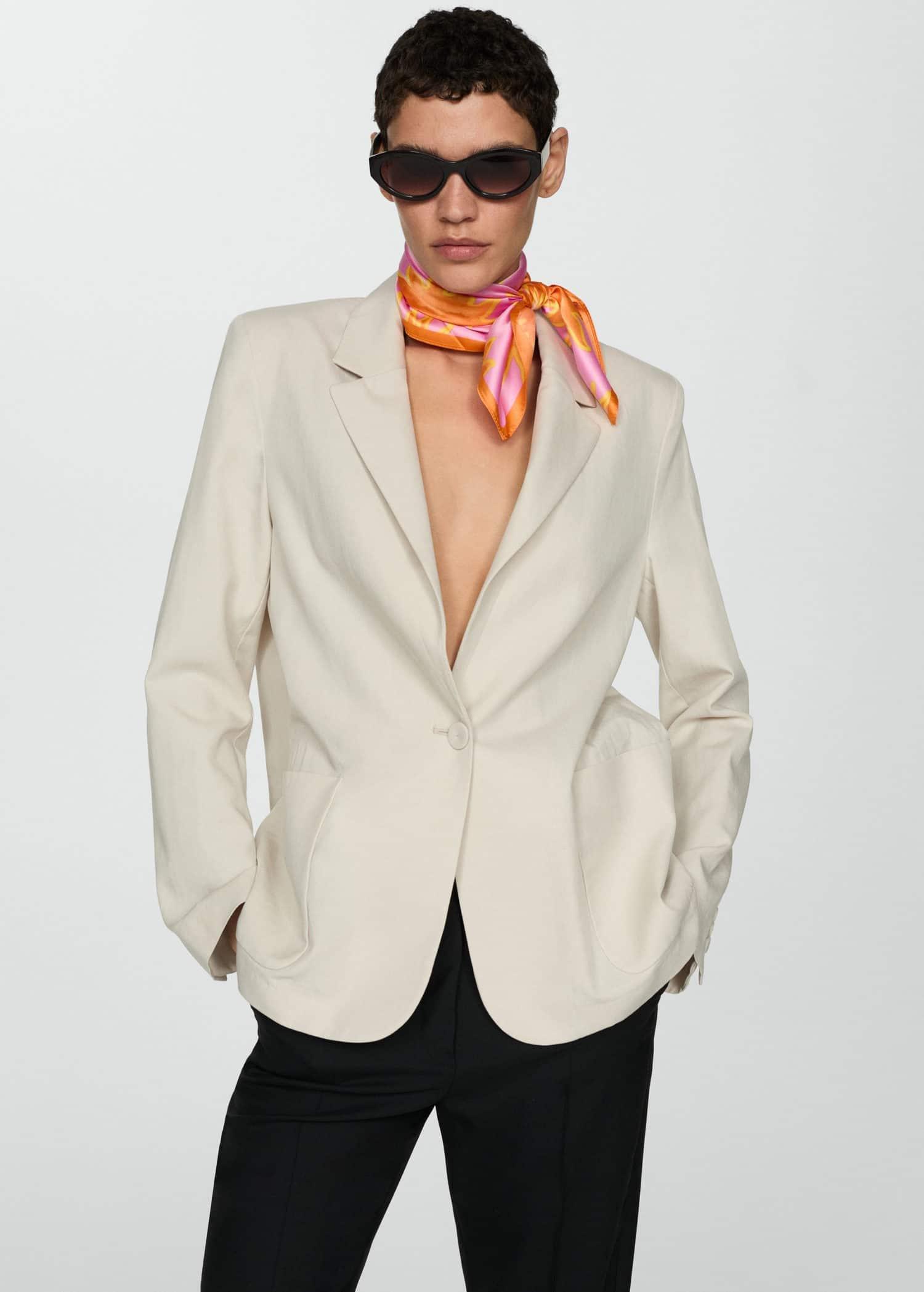 Pink Bicolour Printed Scarf, , large image number 4