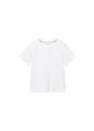 Mango - White Essential Cotton-Blend T-Shirt, Kids Boys