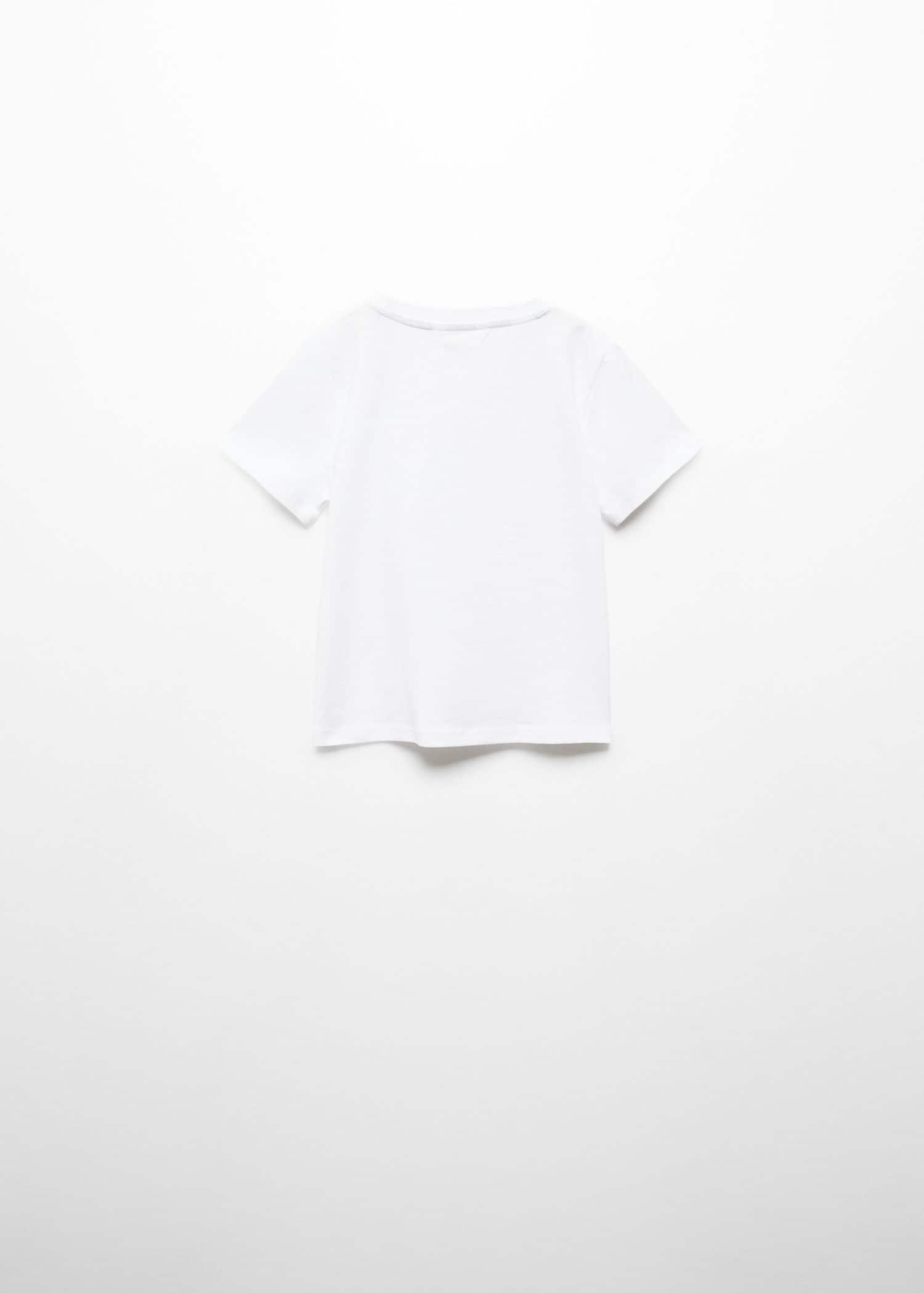 Mango - White Essential Cotton-Blend T-Shirt, Kids Boys