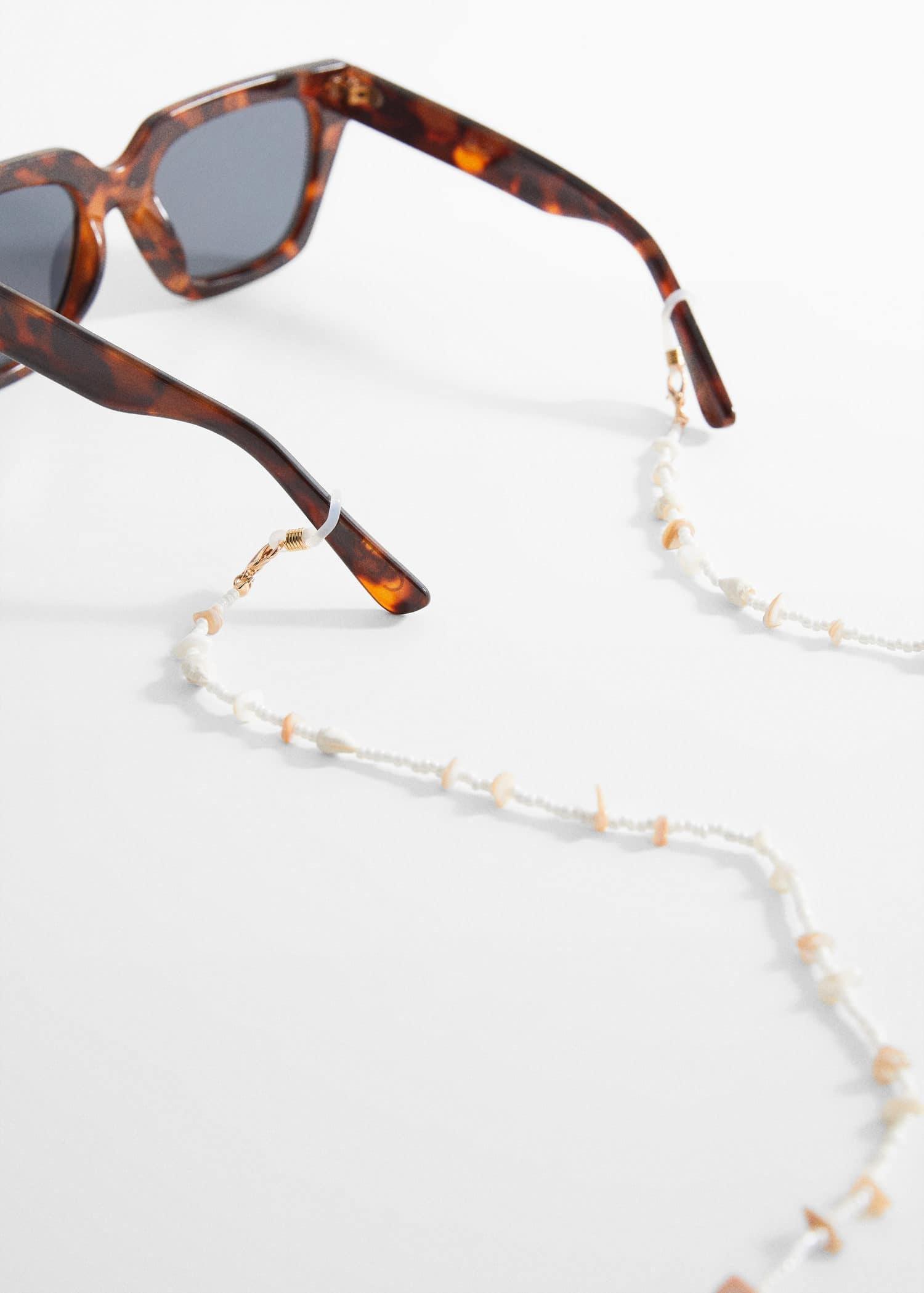 Mango - Beige Sunglasses Beads Chain