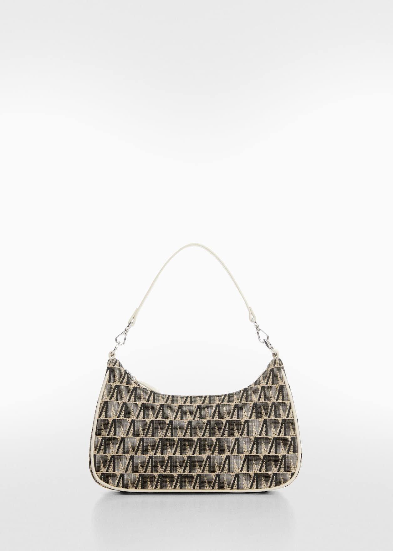 Mango Cream Jacquard Shoulder Bag Azadea UAE