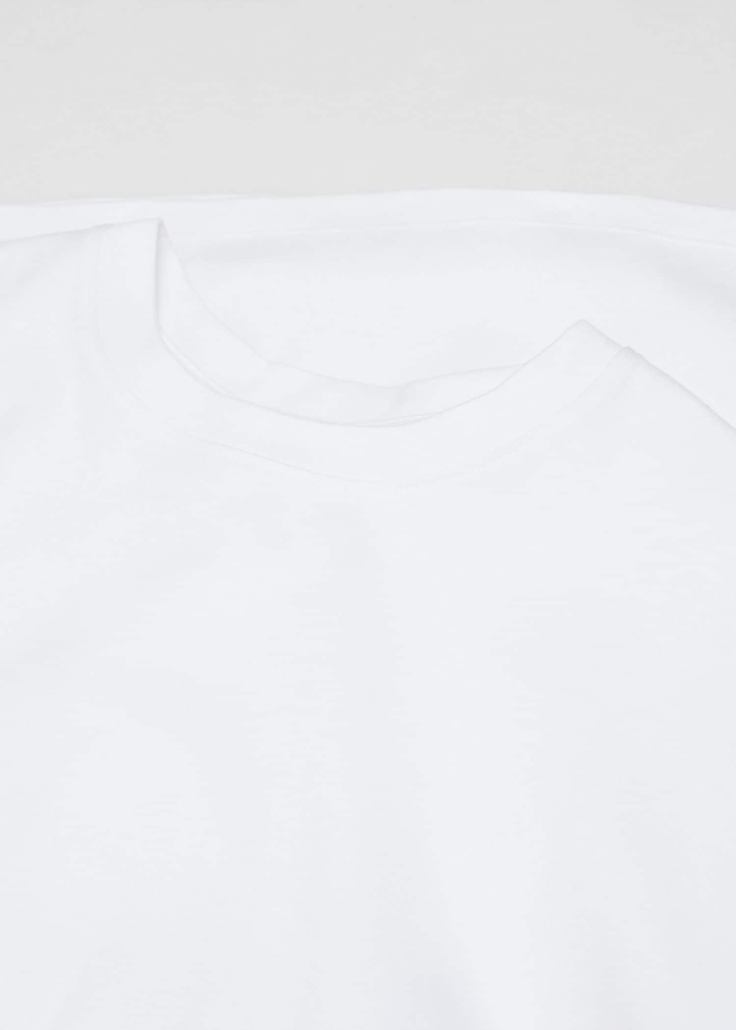 Mango - White Oversize Cotton T-Shirt