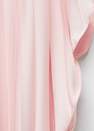 Mango - Pink Pleated Satin Dress