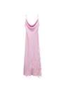Mango - lt-pastel pink Slip dress with feather detail