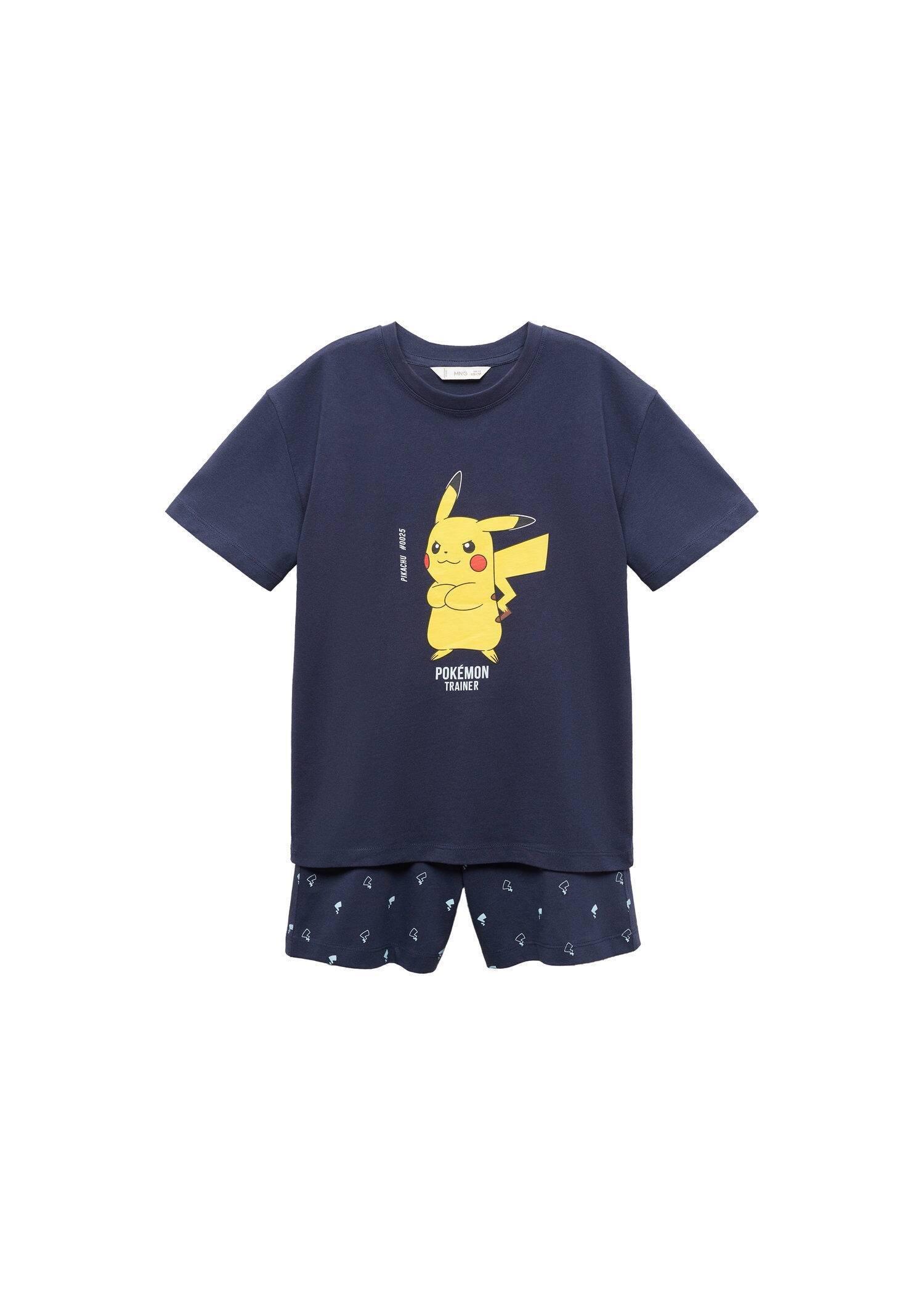 Navy Pikachu Pokemon Pyjamas, Kids Boys, , large image number 0