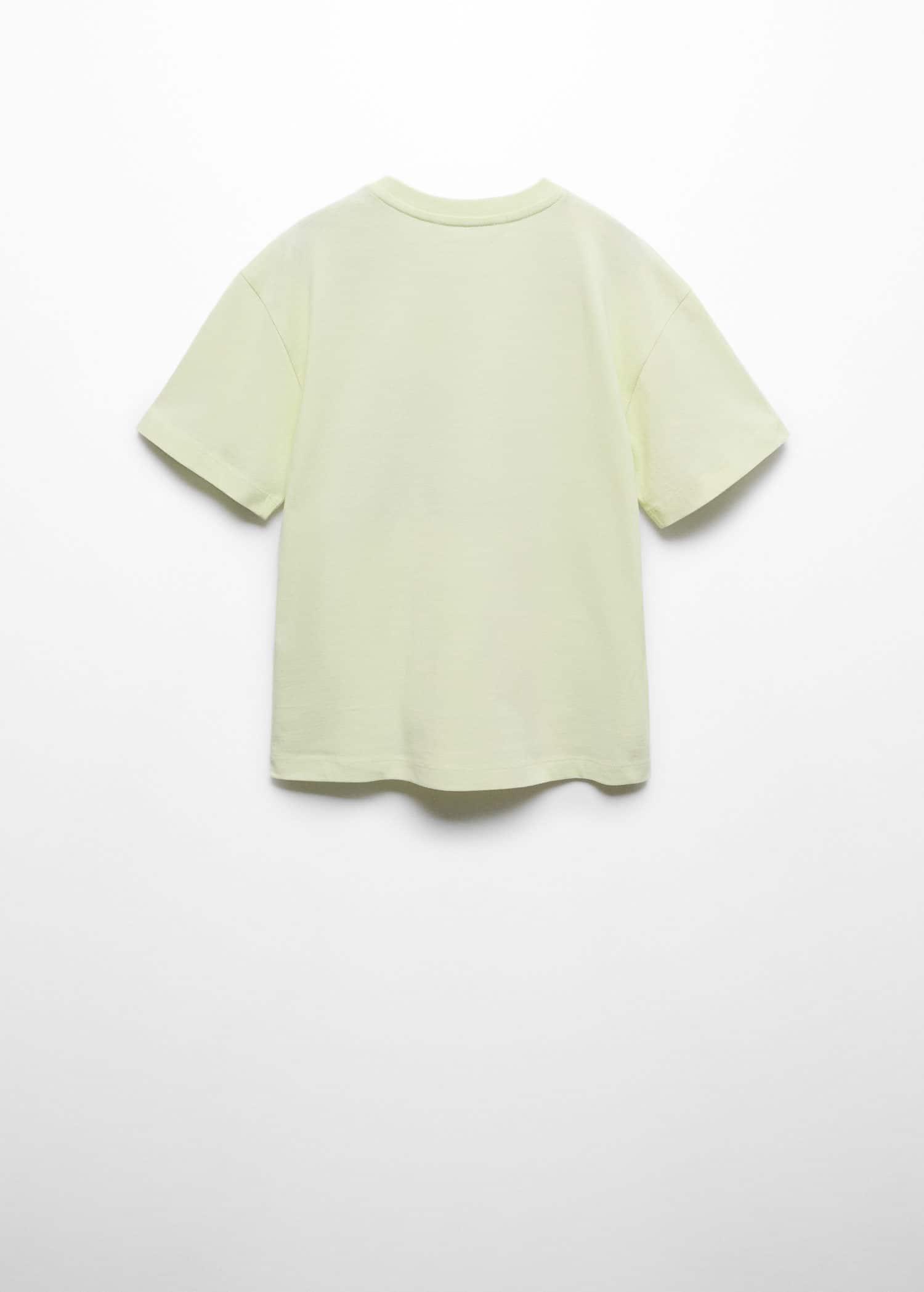 Mango - Yellow Printed Cotton-Blend T-Shirt, Kids Boy