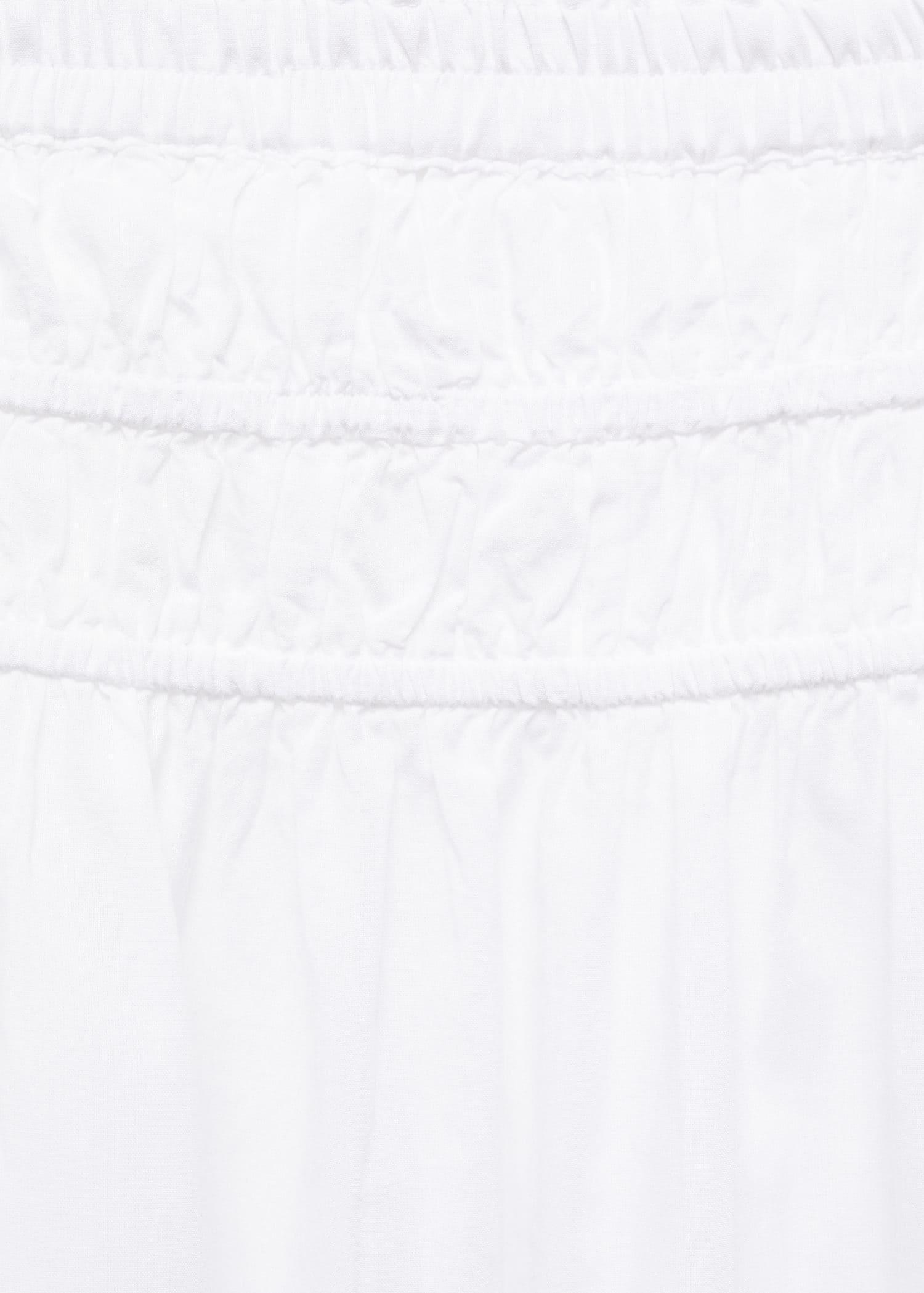 White Ruffled Long Skirt, Kids Girls, , large image number 2