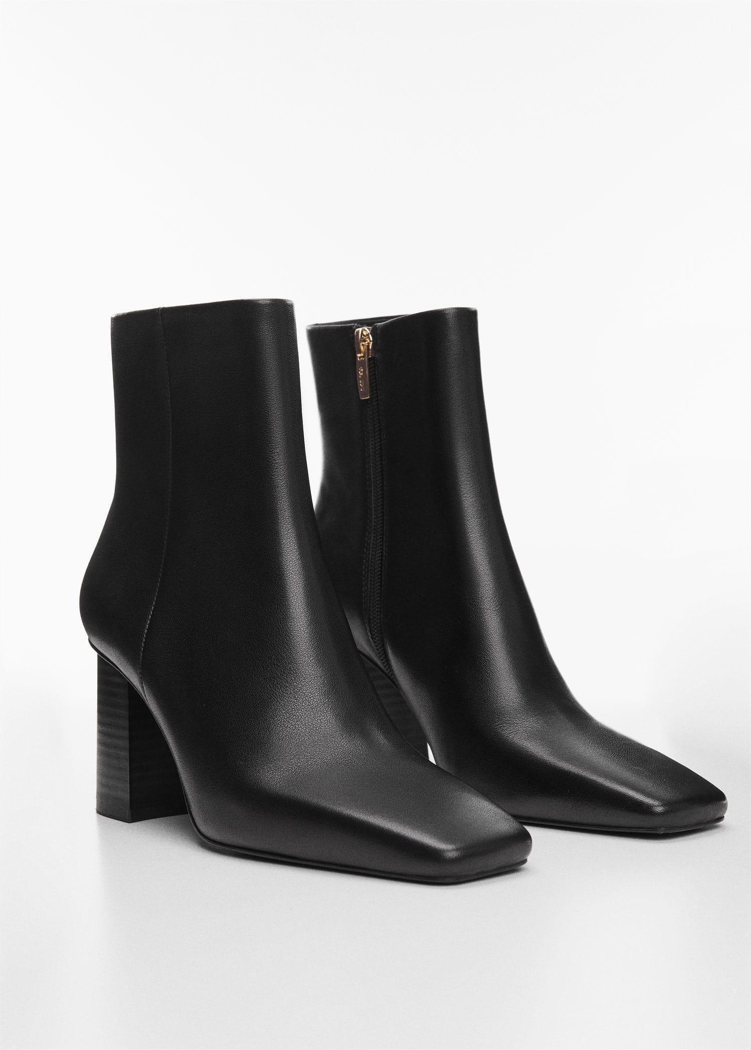Black boots mango online