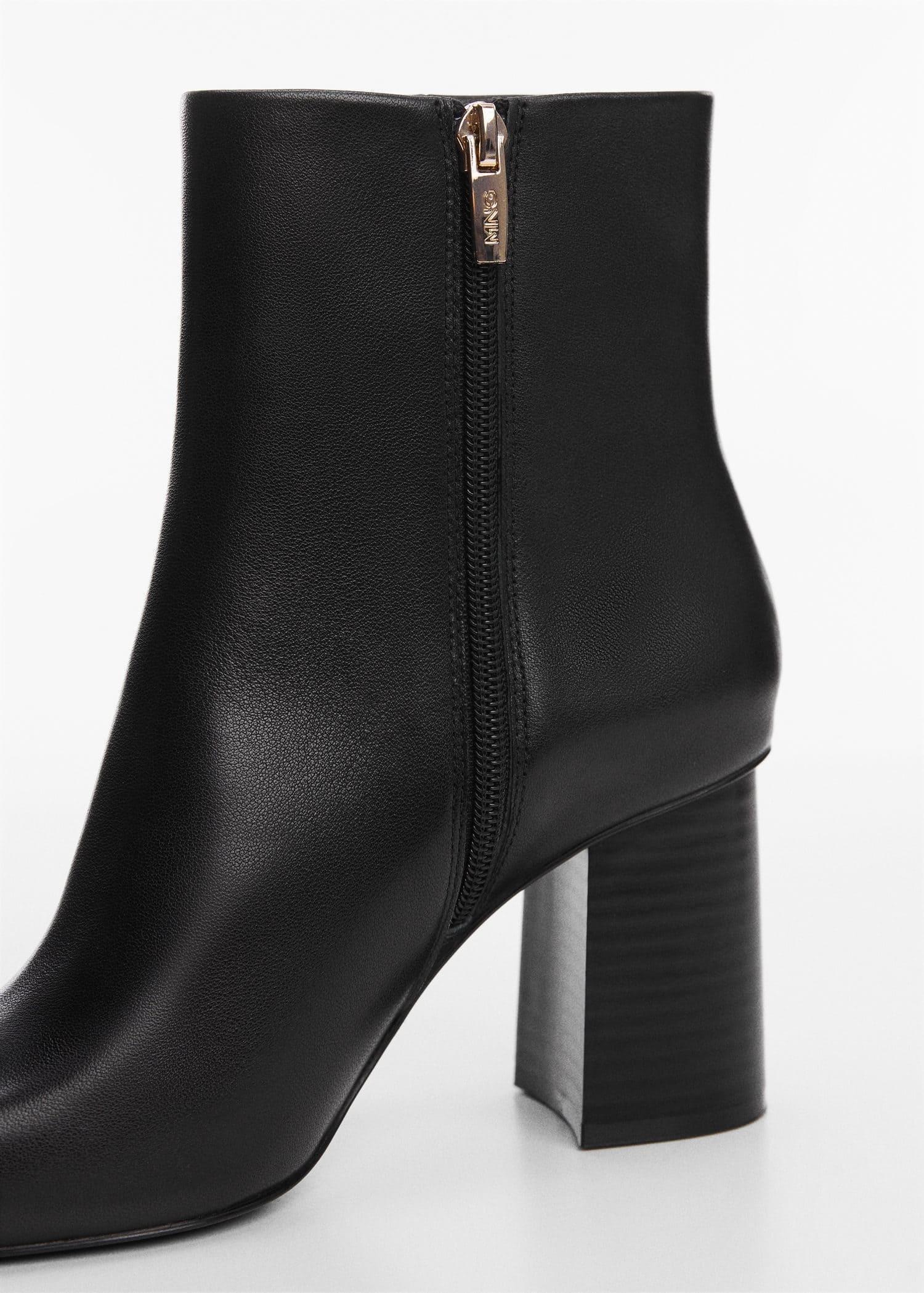 Mango black ankle boots outlet
