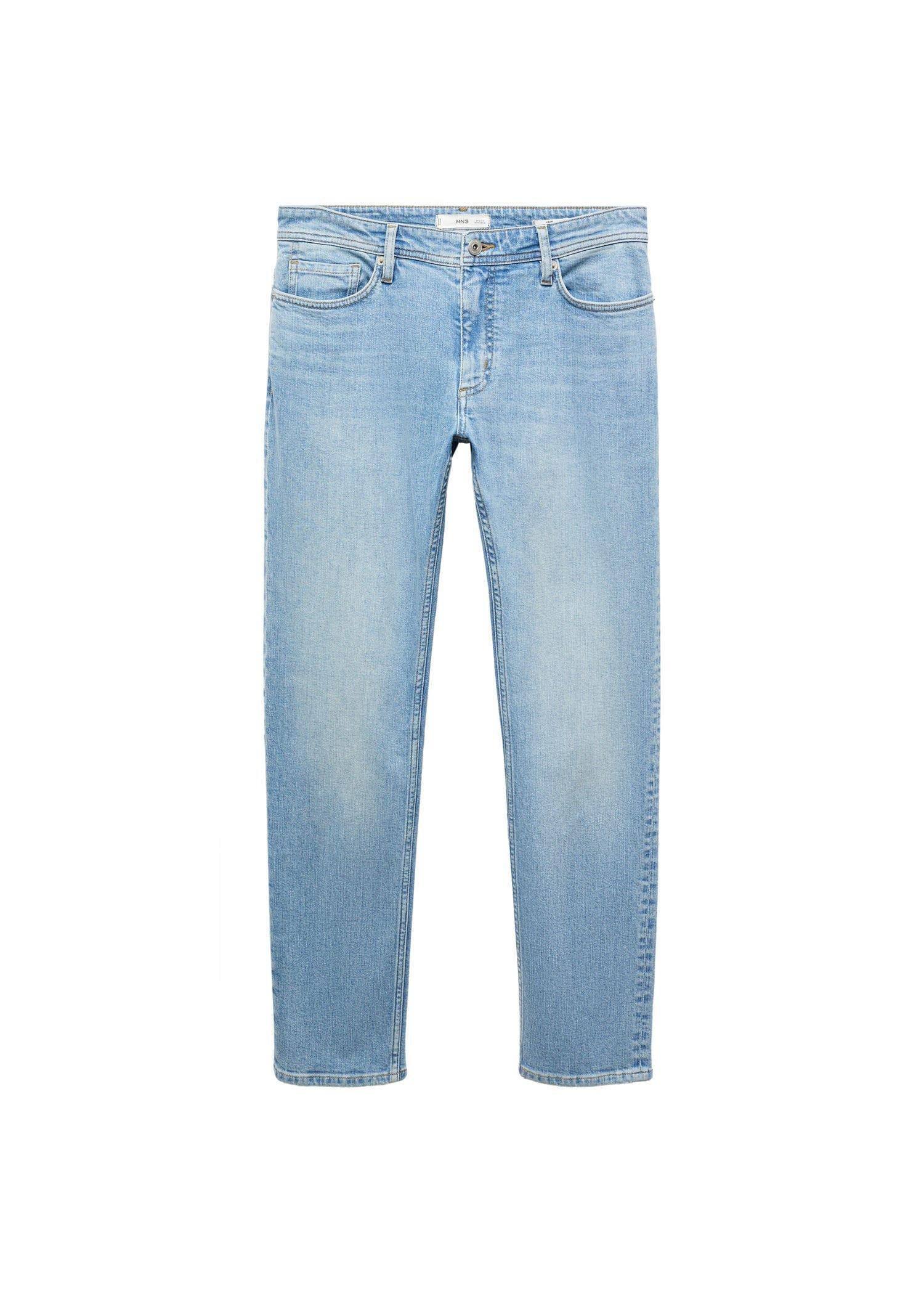 Mango - Blue Jan Slim-Fit Jeans