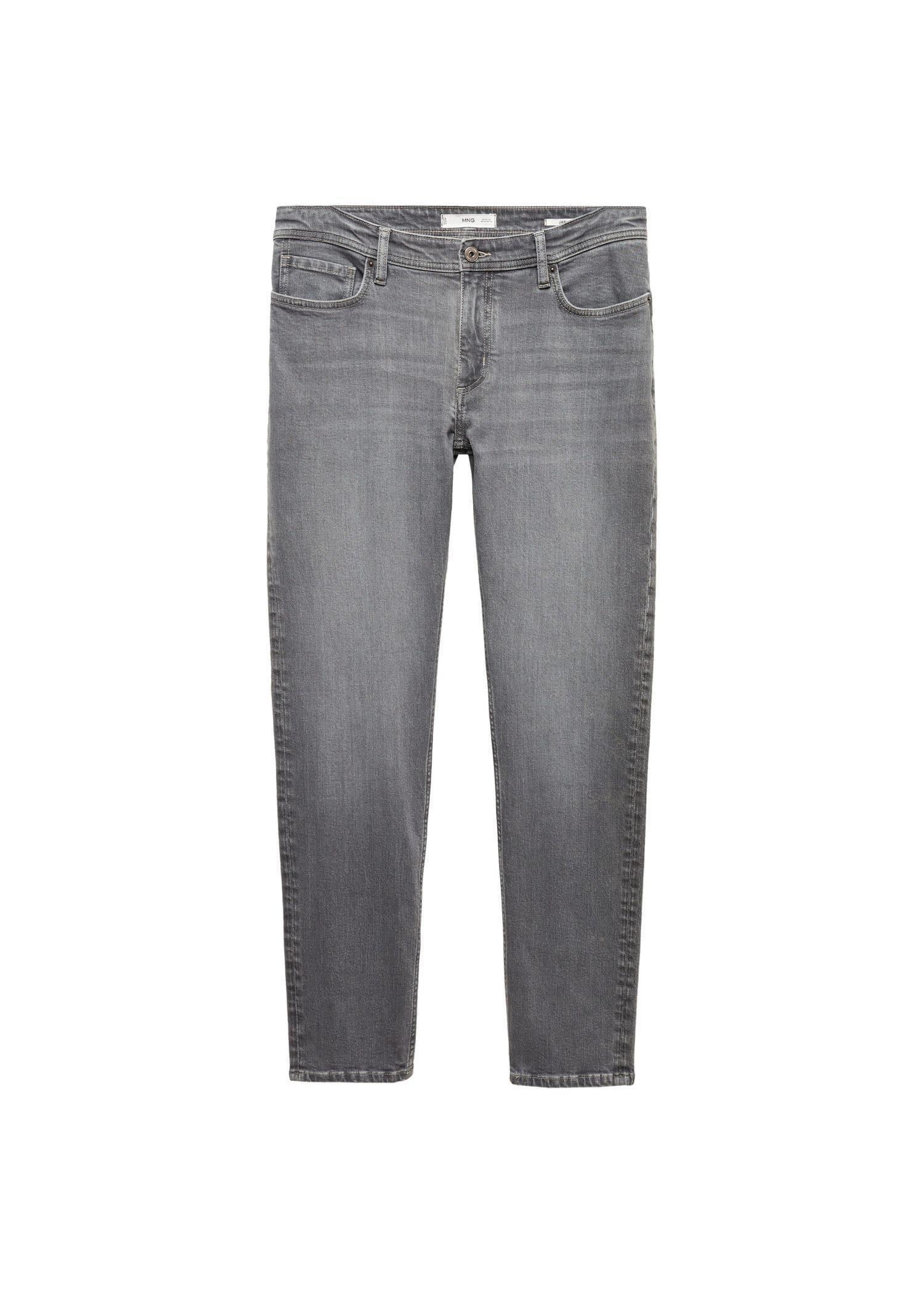 Mango - Grey Jan Slim-Fit Jeans