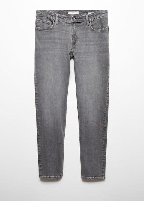 Mango - Grey Jan Slim-Fit Jeans