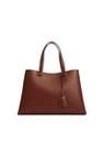 Mango - Brown Shopper Bag With Dual Compartment