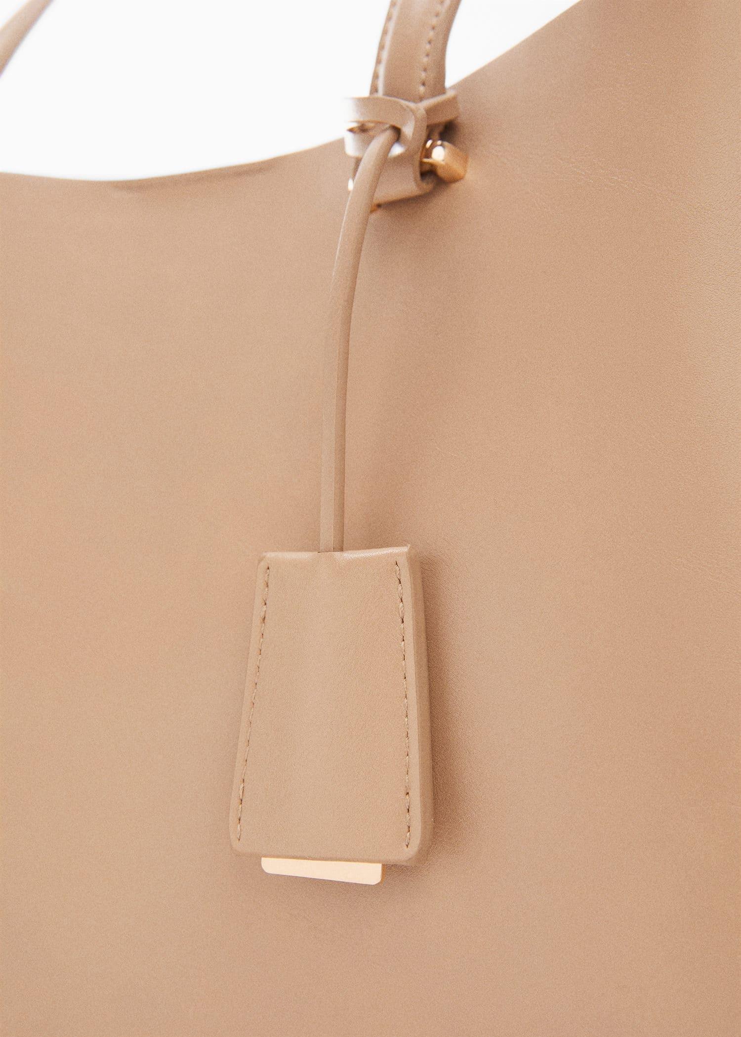 Brown Lt-Pastel Dual Compartment Shopper Bag, , large image number 1