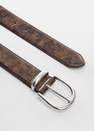 Mango - Brown Faux-Leather Belt