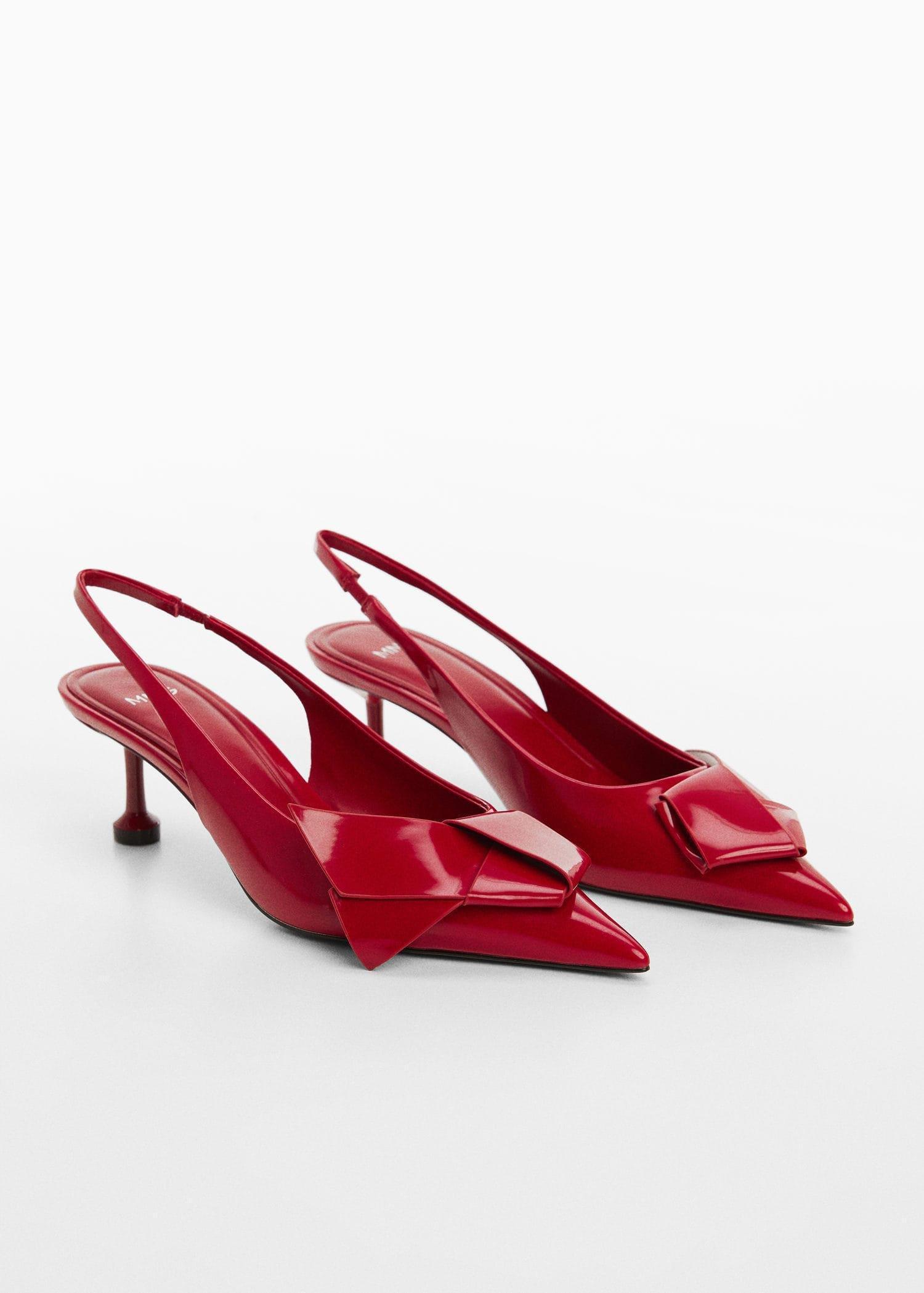 Red Bow-Heeled Shoes, , large