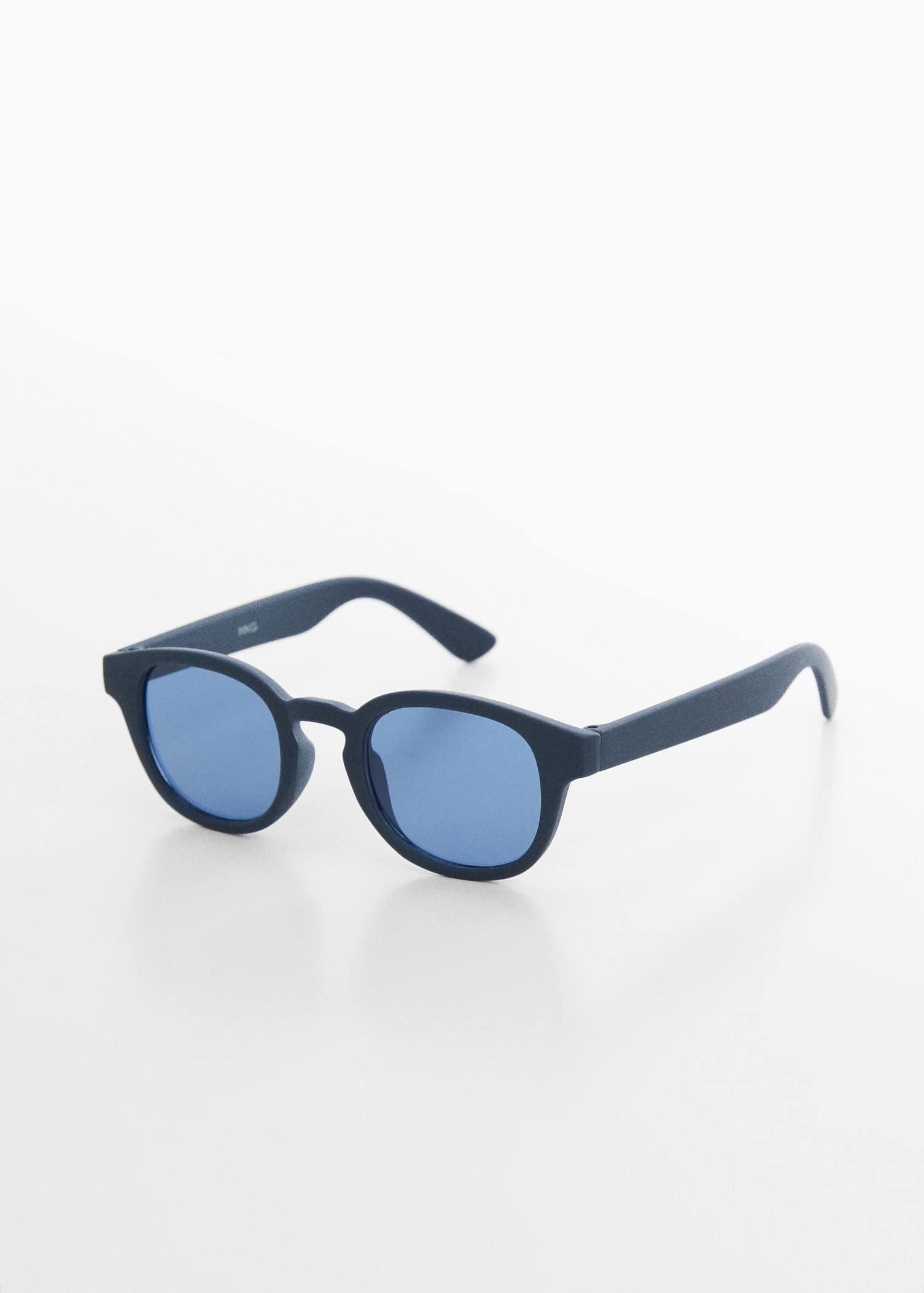 Navy Acetate Frame Sunglasses, Kids Boys, , large image number 0