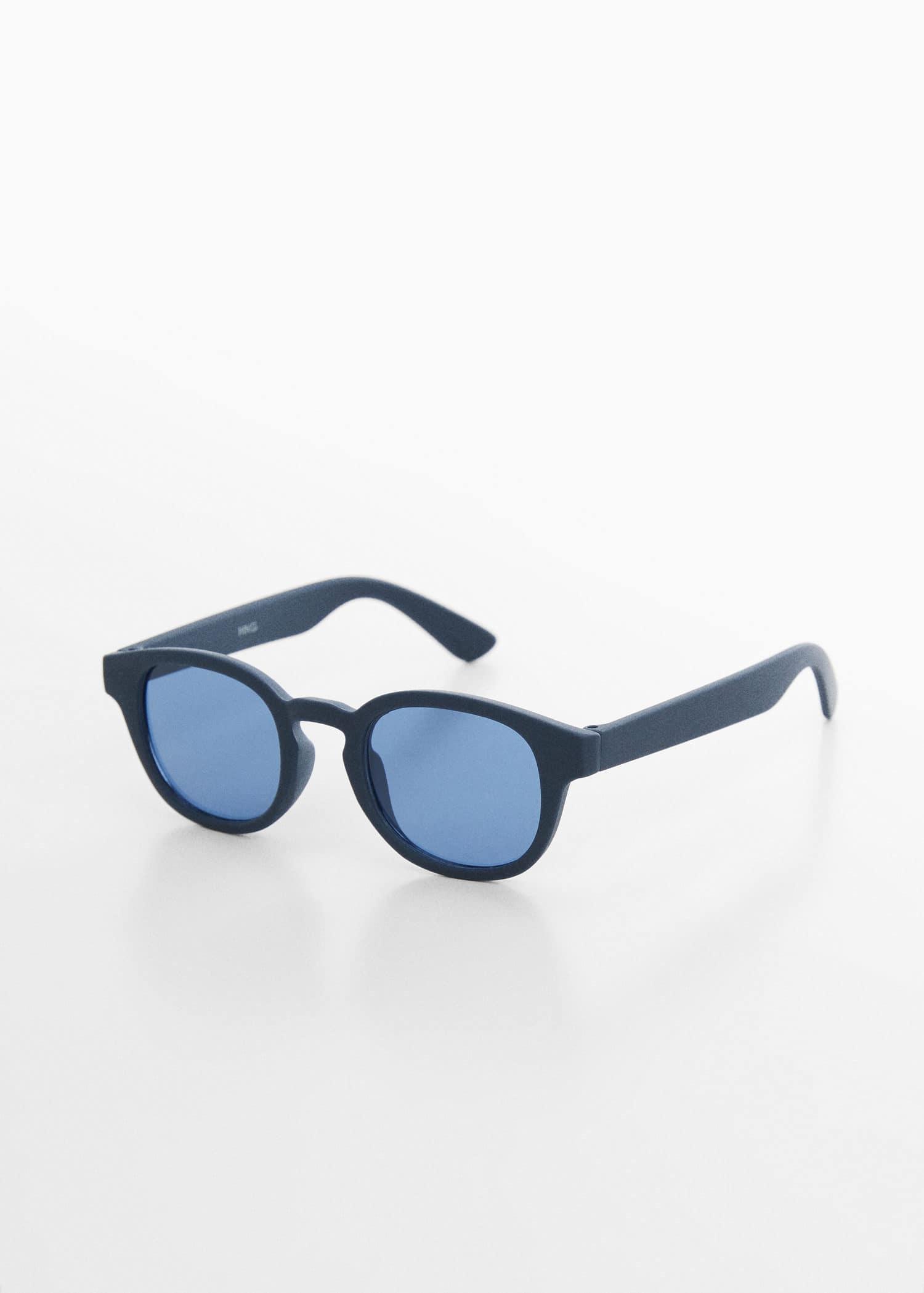 Mango - Navy Acetate Frame Sunglasses, Kids Boys