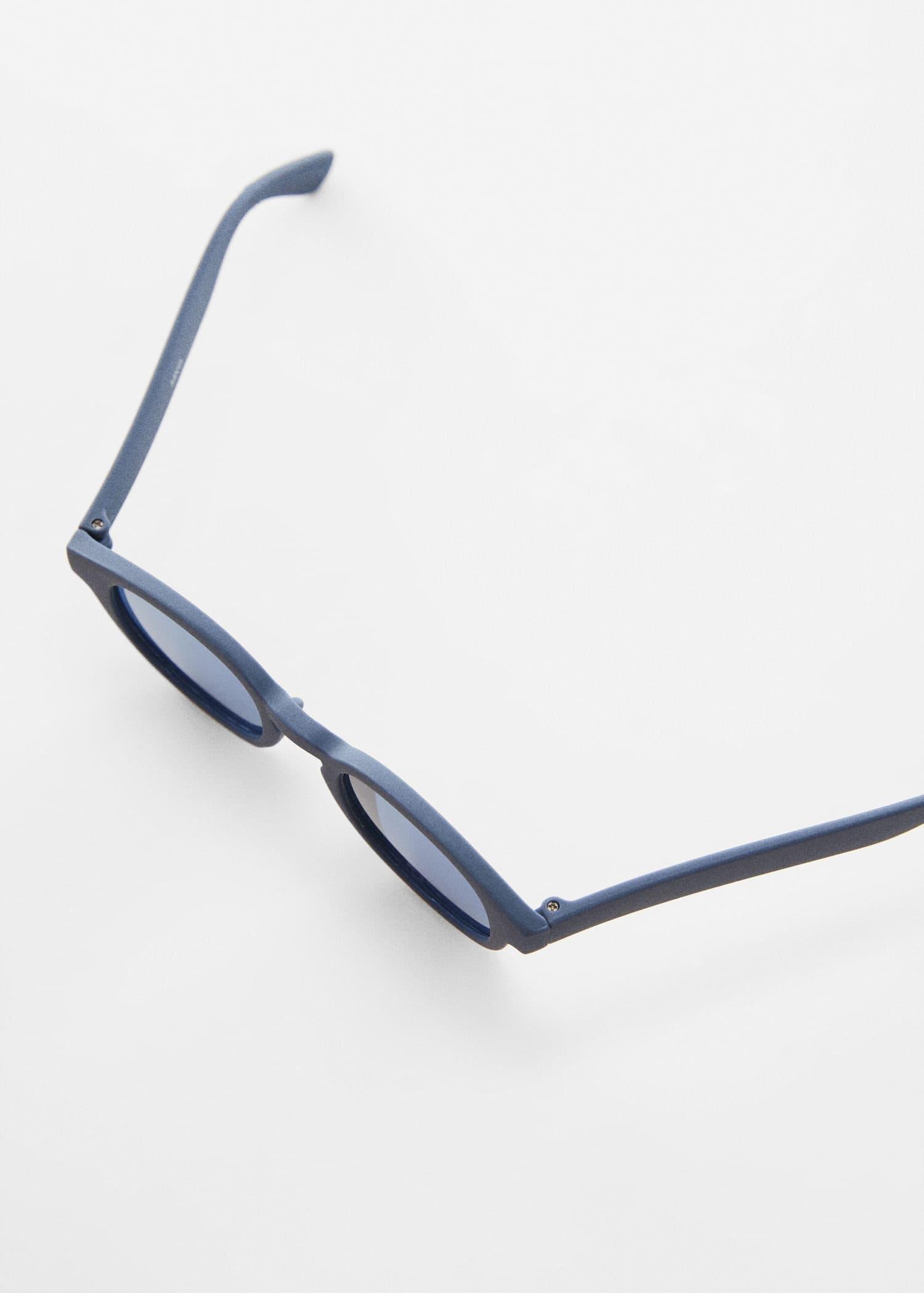 Mango - Navy Acetate Frame Sunglasses, Kids Boys