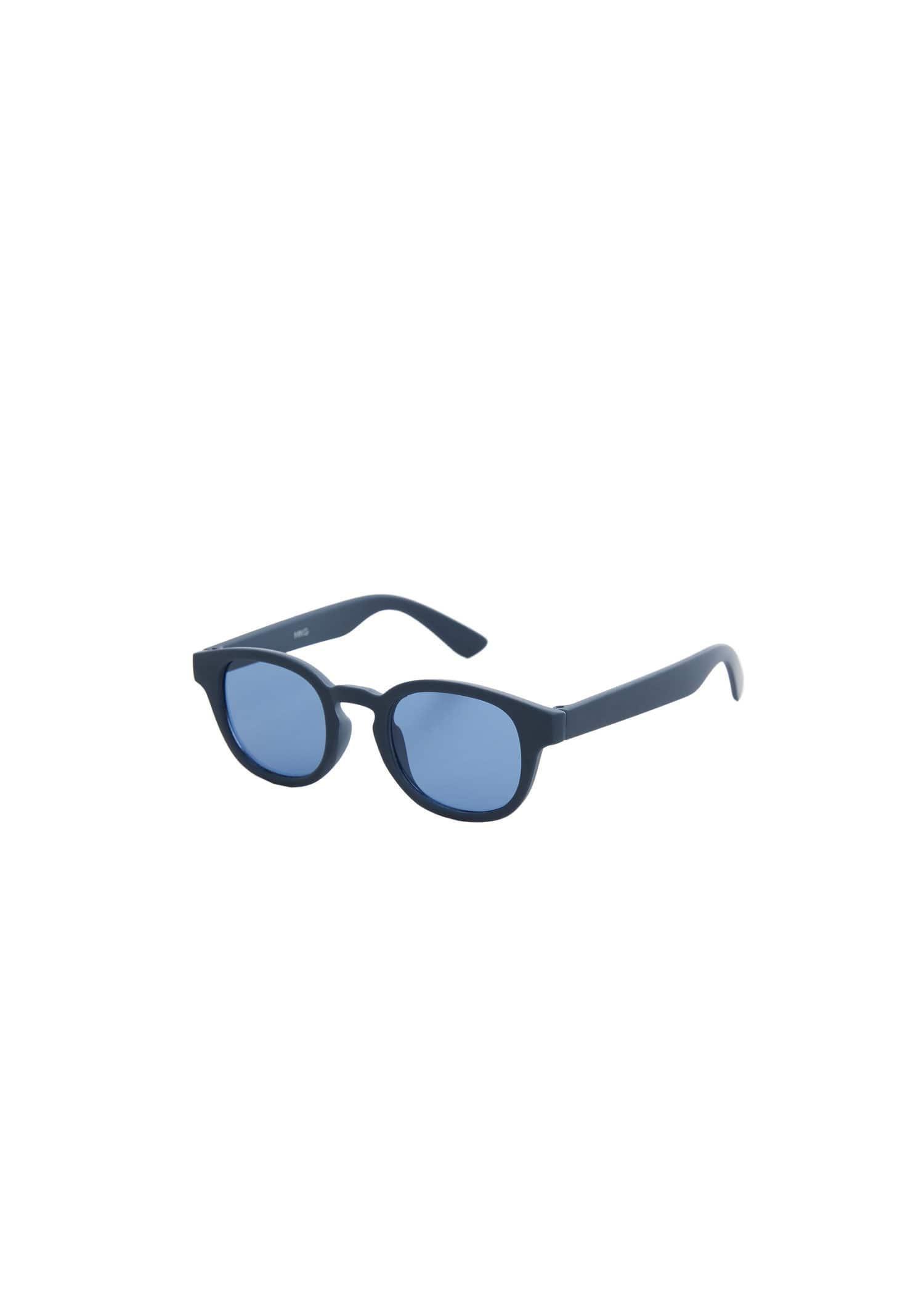 Mango - Navy Acetate Frame Sunglasses, Kids Boys