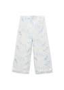 Mango - White Embroidered Tulle Pants, Kids Girls