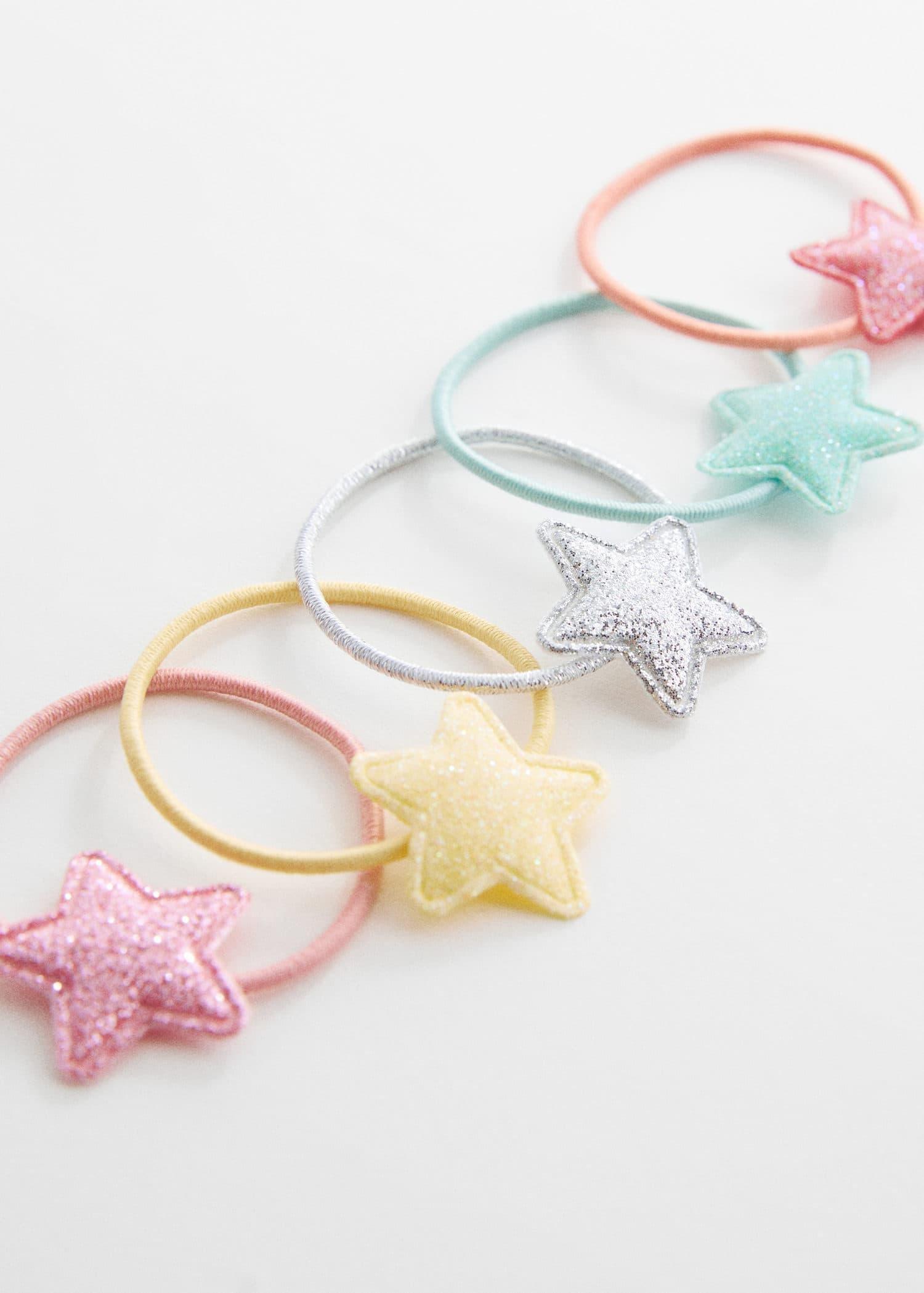 Pink Hair Bands, Kids Girls, Set Of 5, , large image number 0