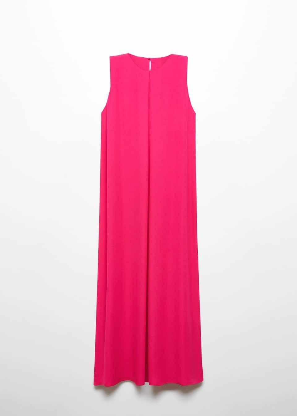 Mango - Pink Cut-Out Detail Dress