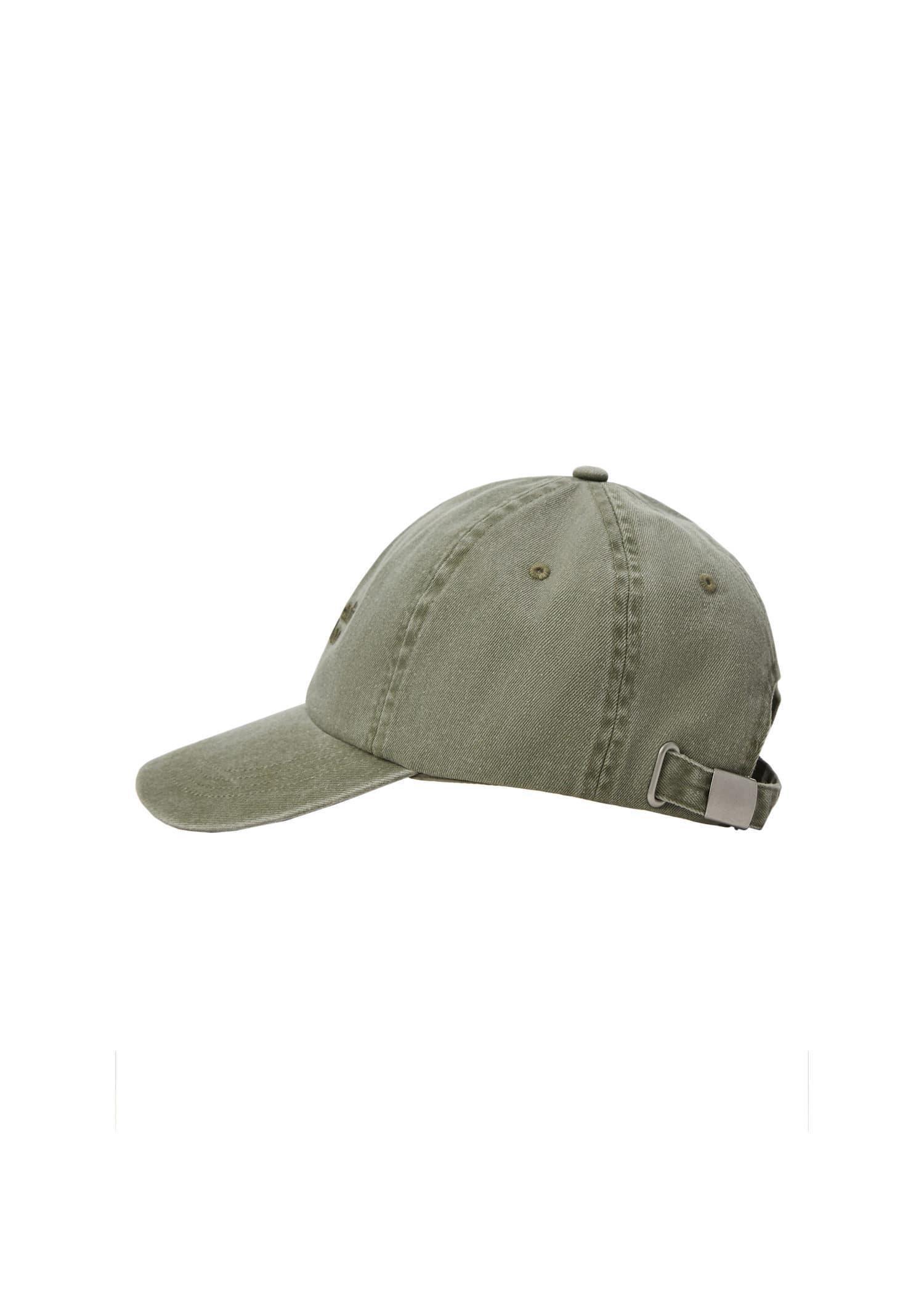 Mango - Khaki Embroidered Message Cap