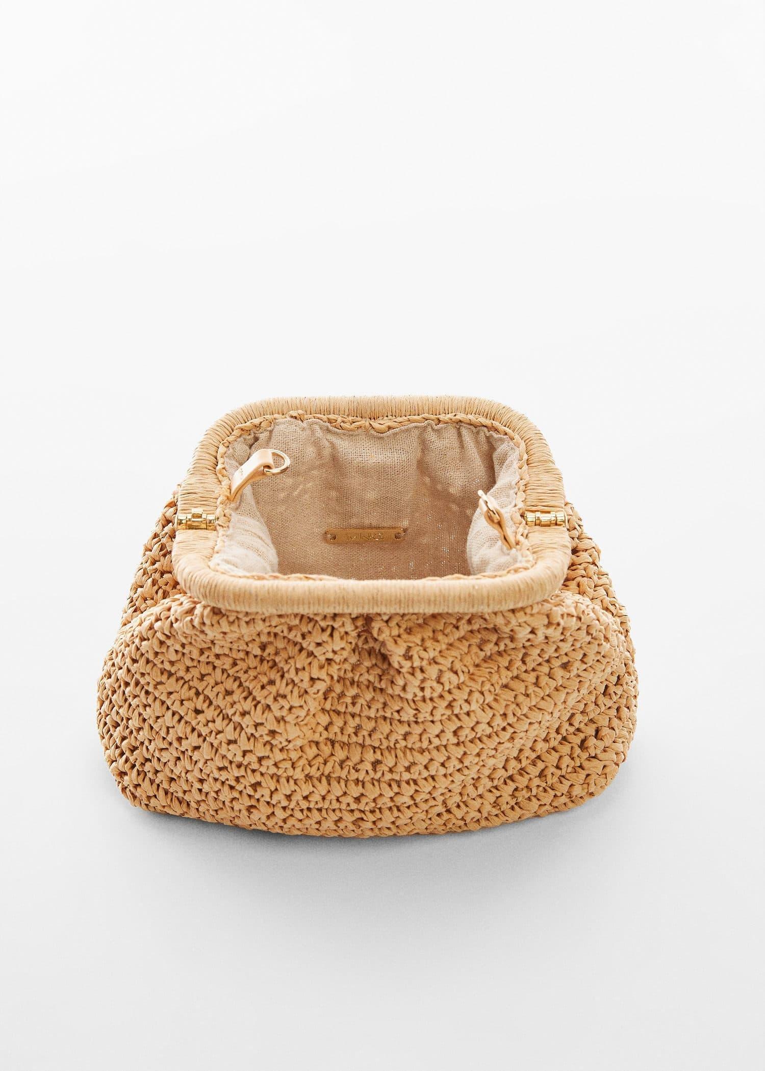 Beige Natural Fibre Handbag, , large image number 2