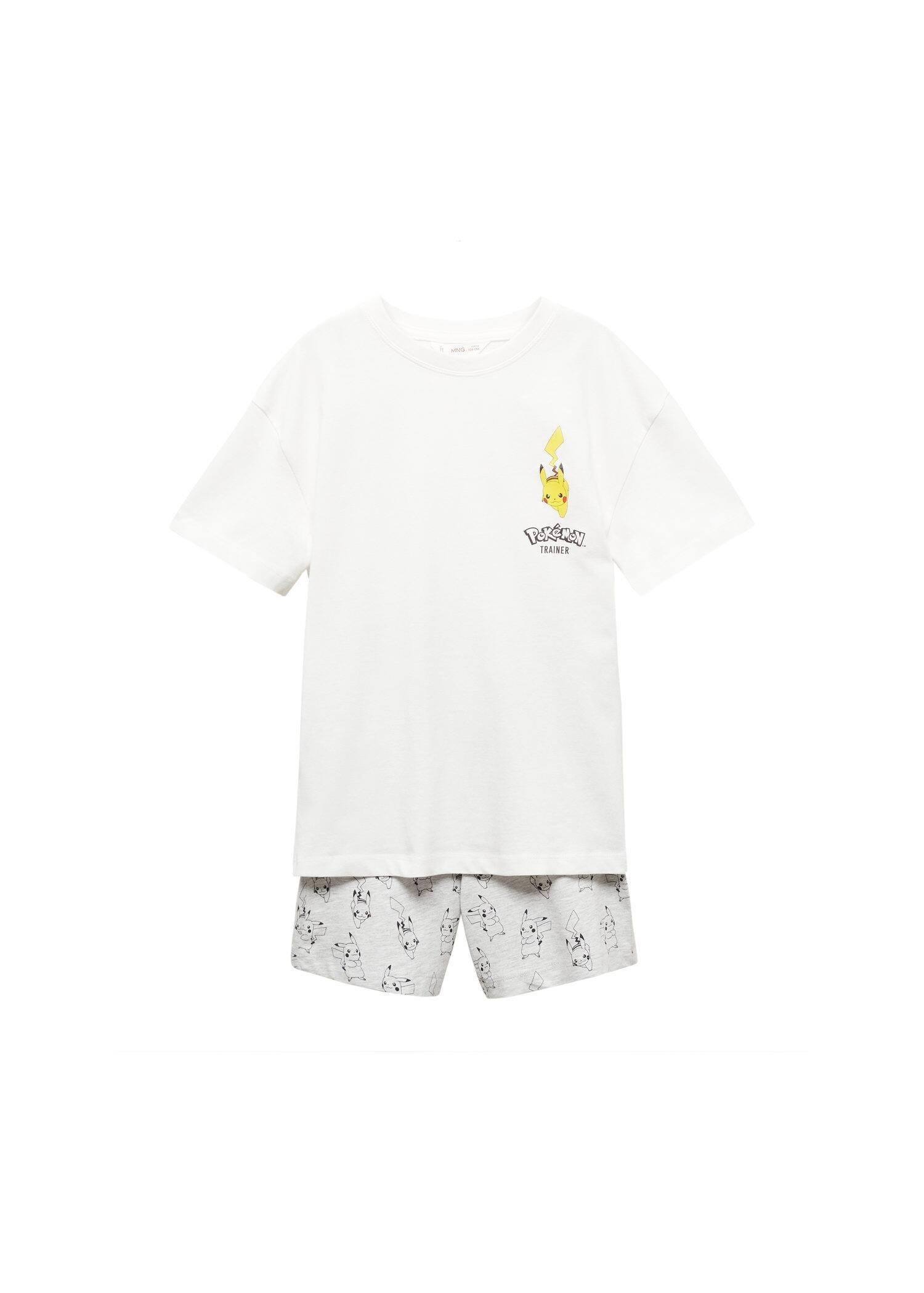 Mango - Grey Pikachu Pokemon Pyjamas, Kids Boys