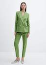 Mango - Linen Blazer Suit