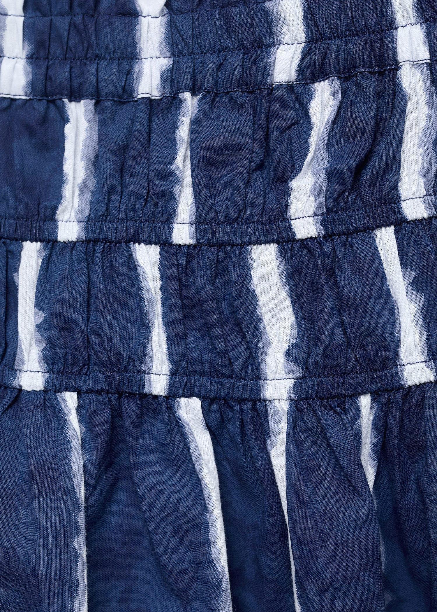 Blue Printed Ruffle Skirt, Kids Girls, , large image number 5