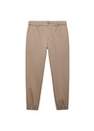 Mango - Beige Slim-Fit Jogger Trousers With Drawstring