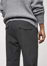 Mango - Grey Slim-Fit Jogger Trousers With Drawstring