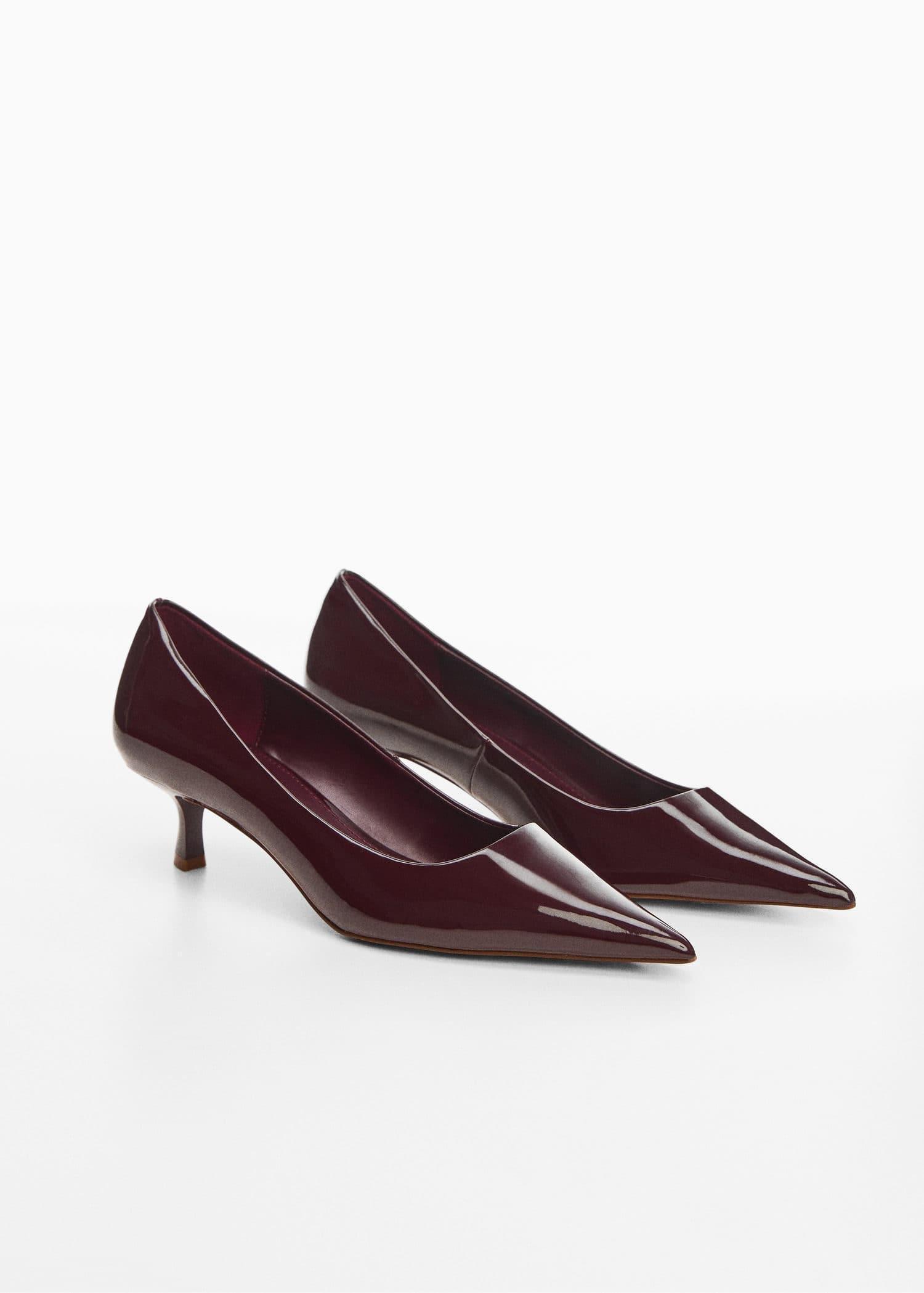 Dark red kitten deals heels