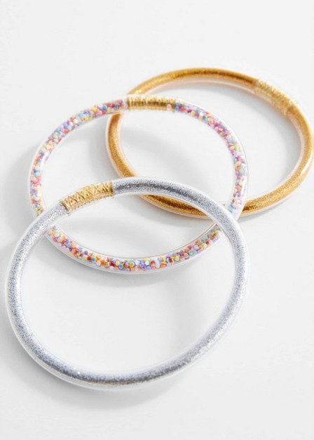 Mango - Pink Bracelets - Set Of 3, Kids Girls