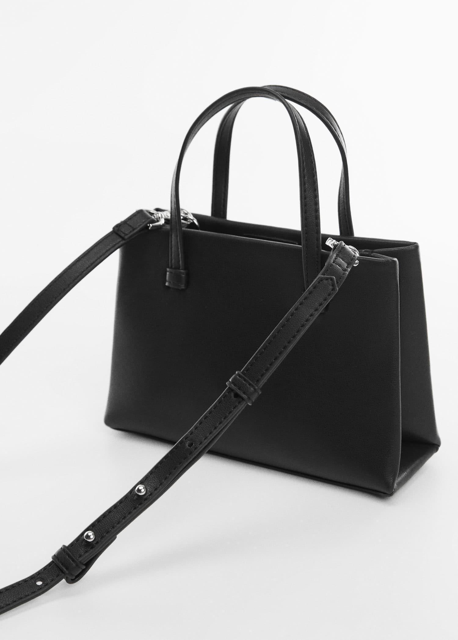 Black Crossbody Bag With Double Handle, , large image number 0