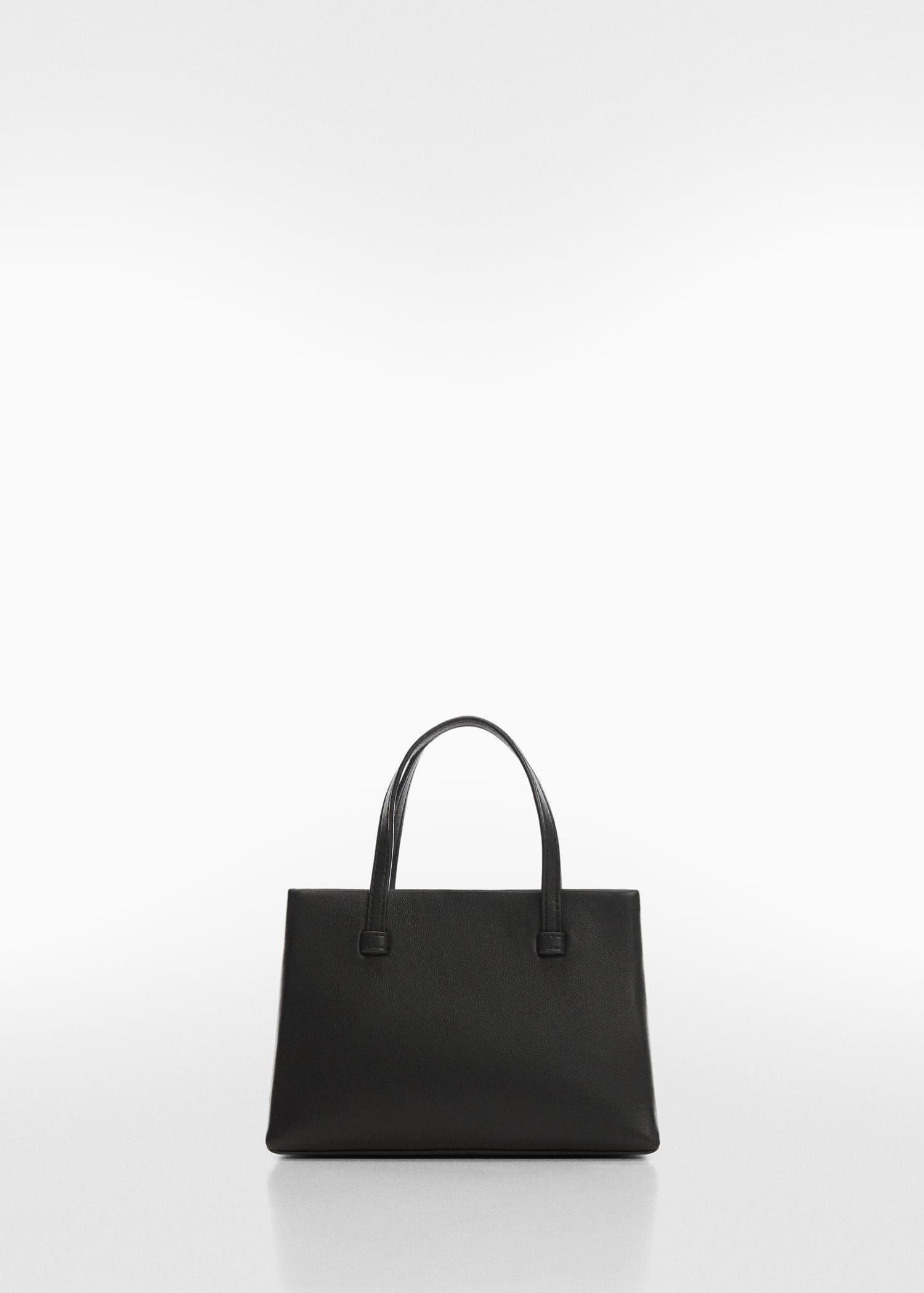 Black Crossbody Bag With Double Handle, , large image number 2