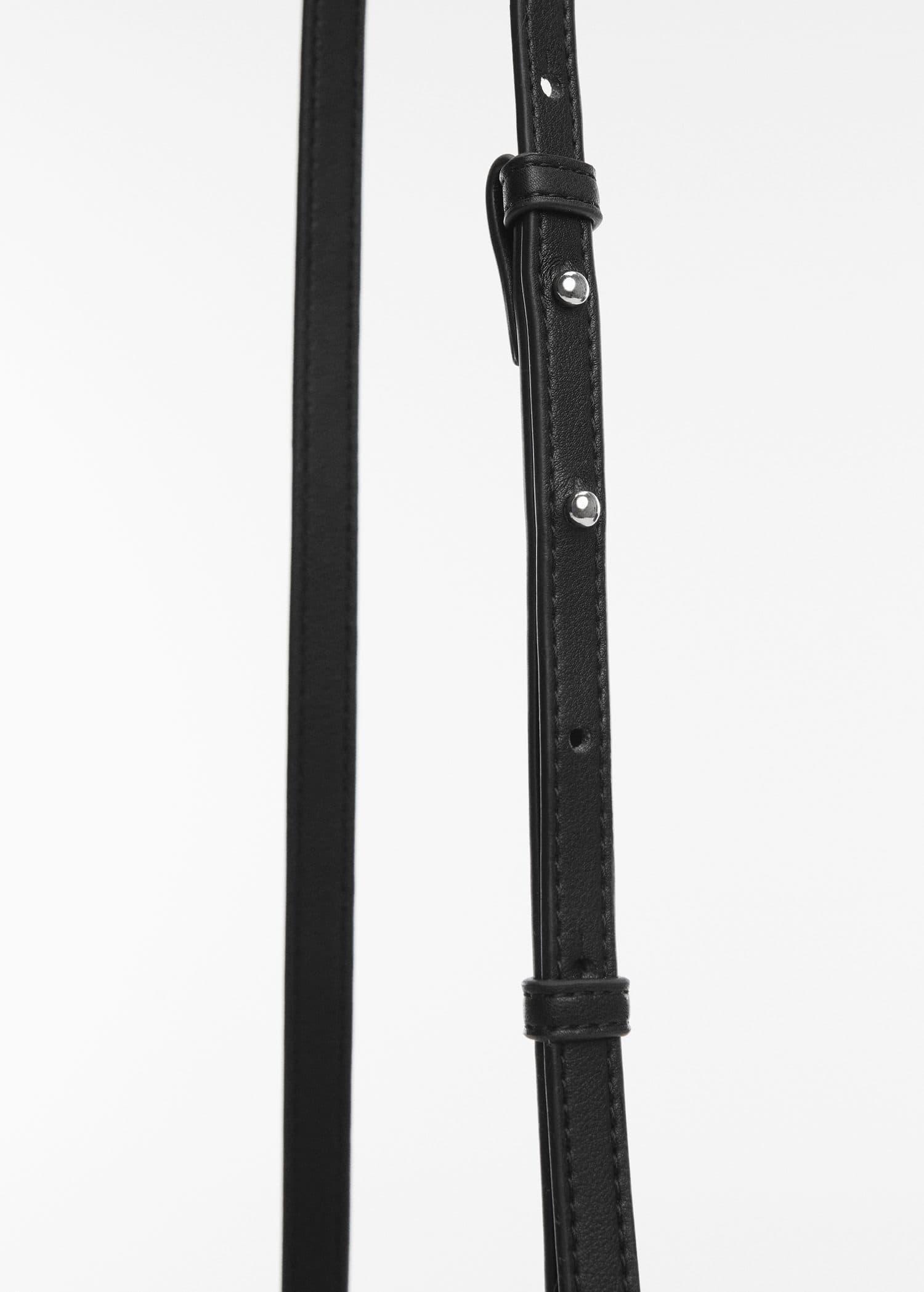 Black Crossbody Bag With Double Handle, , large image number 3