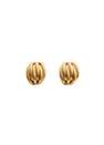 Mango - Gold Crossover Earrings