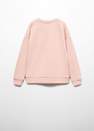 Mango - Pink Cotton-Blend Message Sweatshirt, Kids Girls