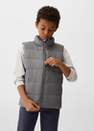 Mango - Green Quilted Gilet, Kids Boys